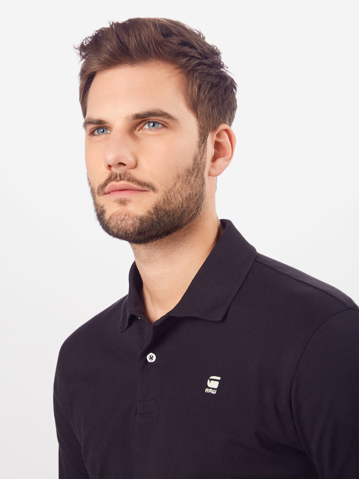 G-Star RAW Tričko 'Core polo l\s' čierna - Pepit.sk