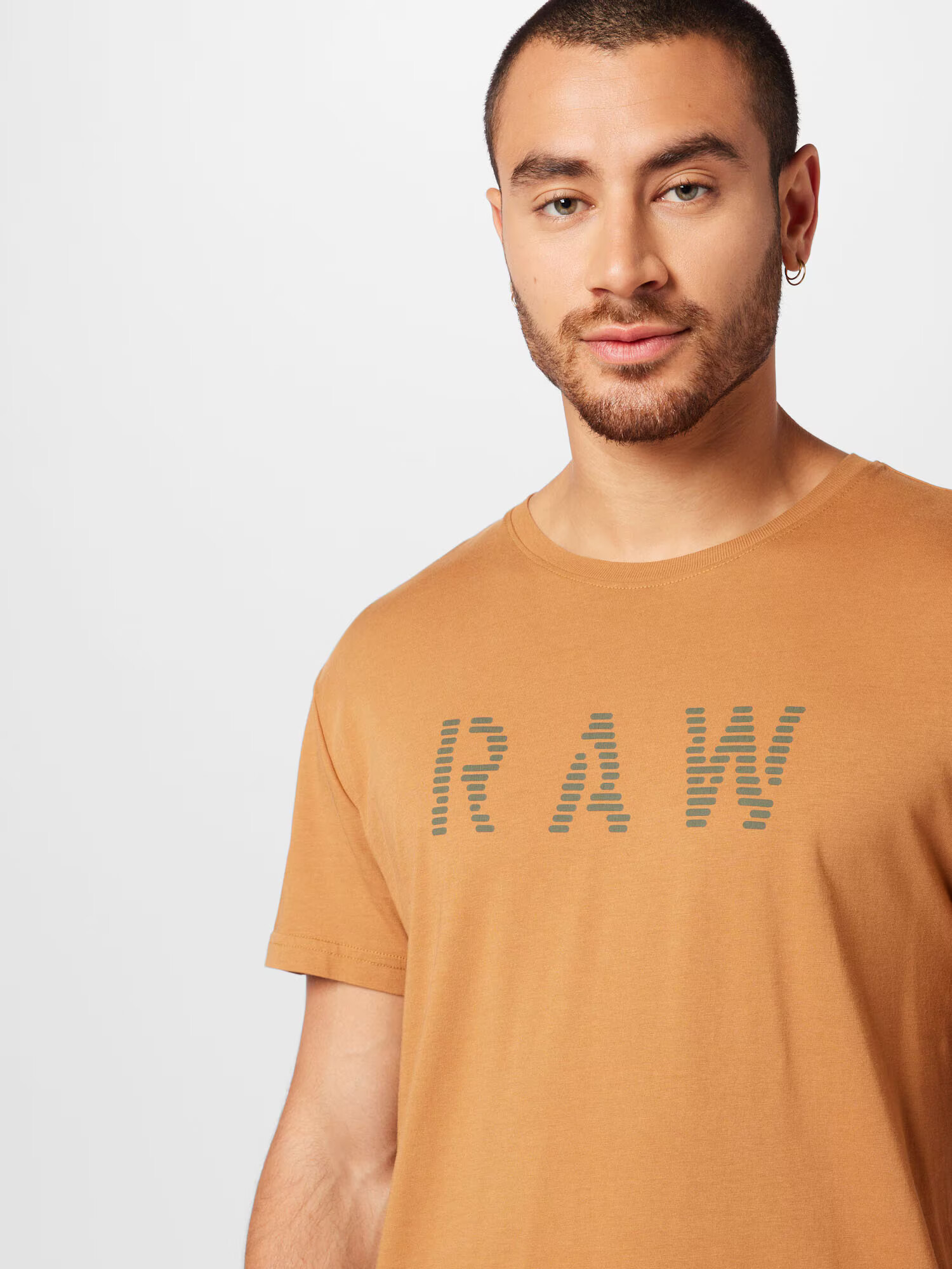 G-Star RAW Tričko koňaková / olivová - Pepit.sk