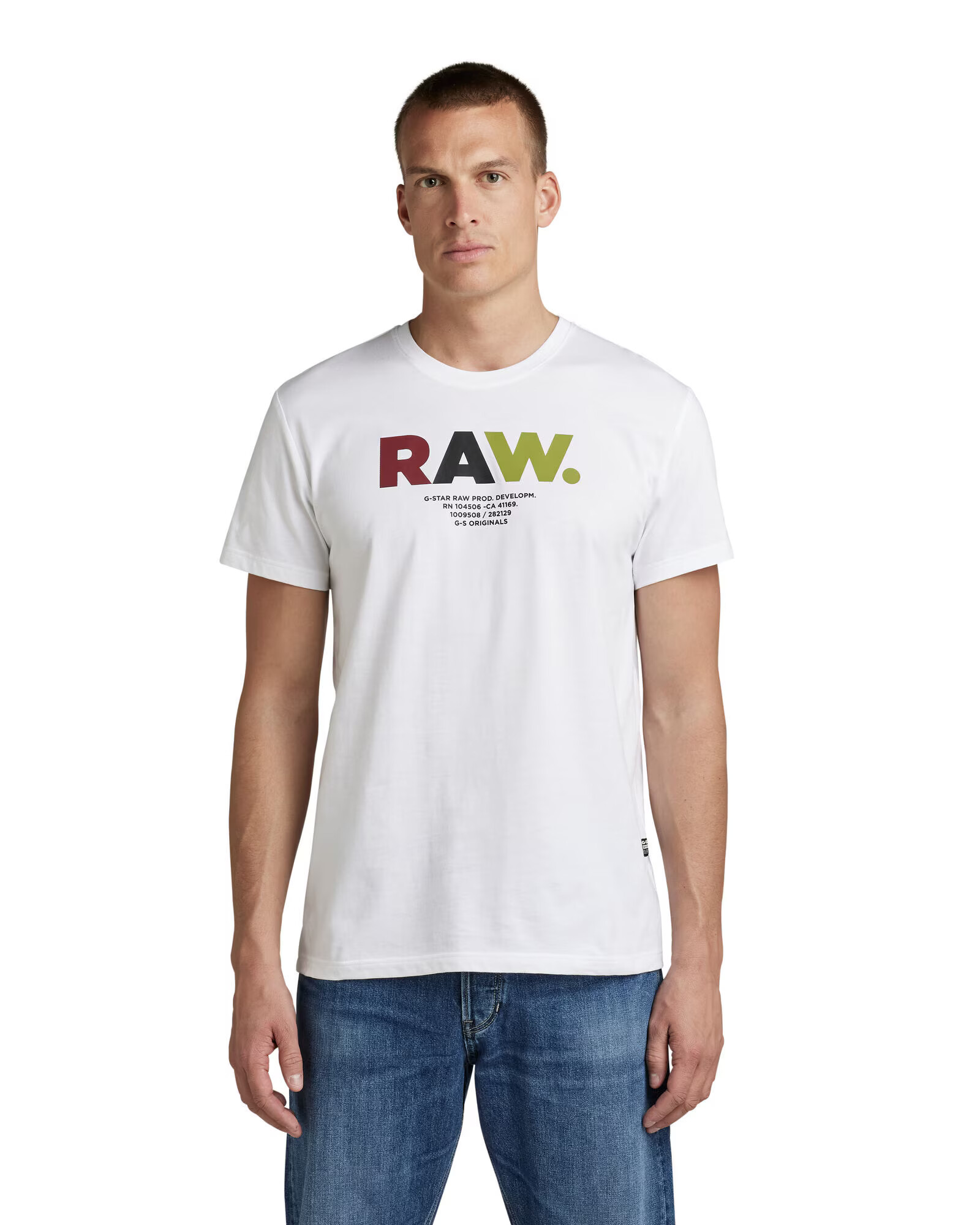 G-Star RAW Tričko zmiešané farby / biela - Pepit.sk