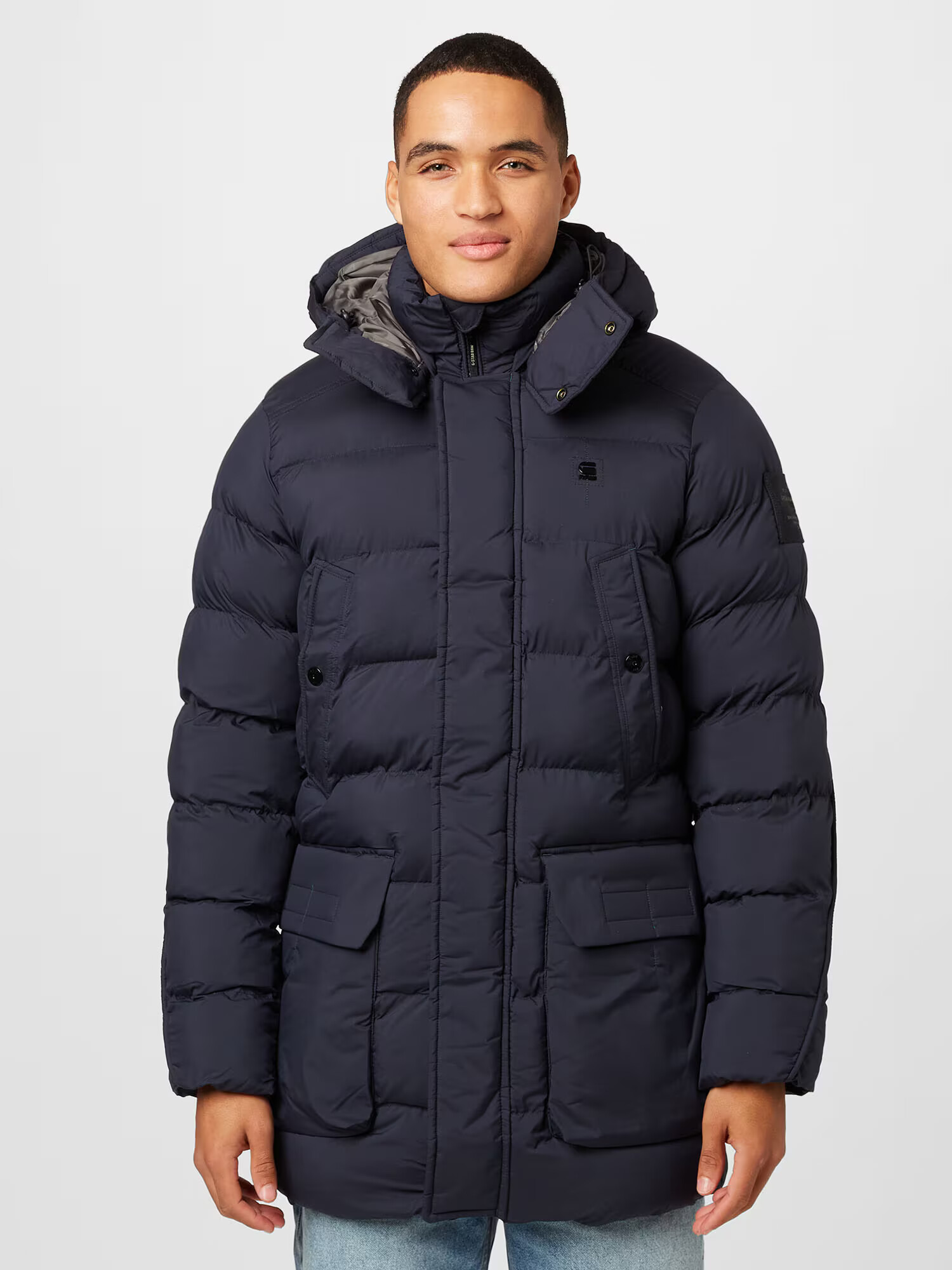 G-Star RAW Zimná parka tmavomodrá - Pepit.sk