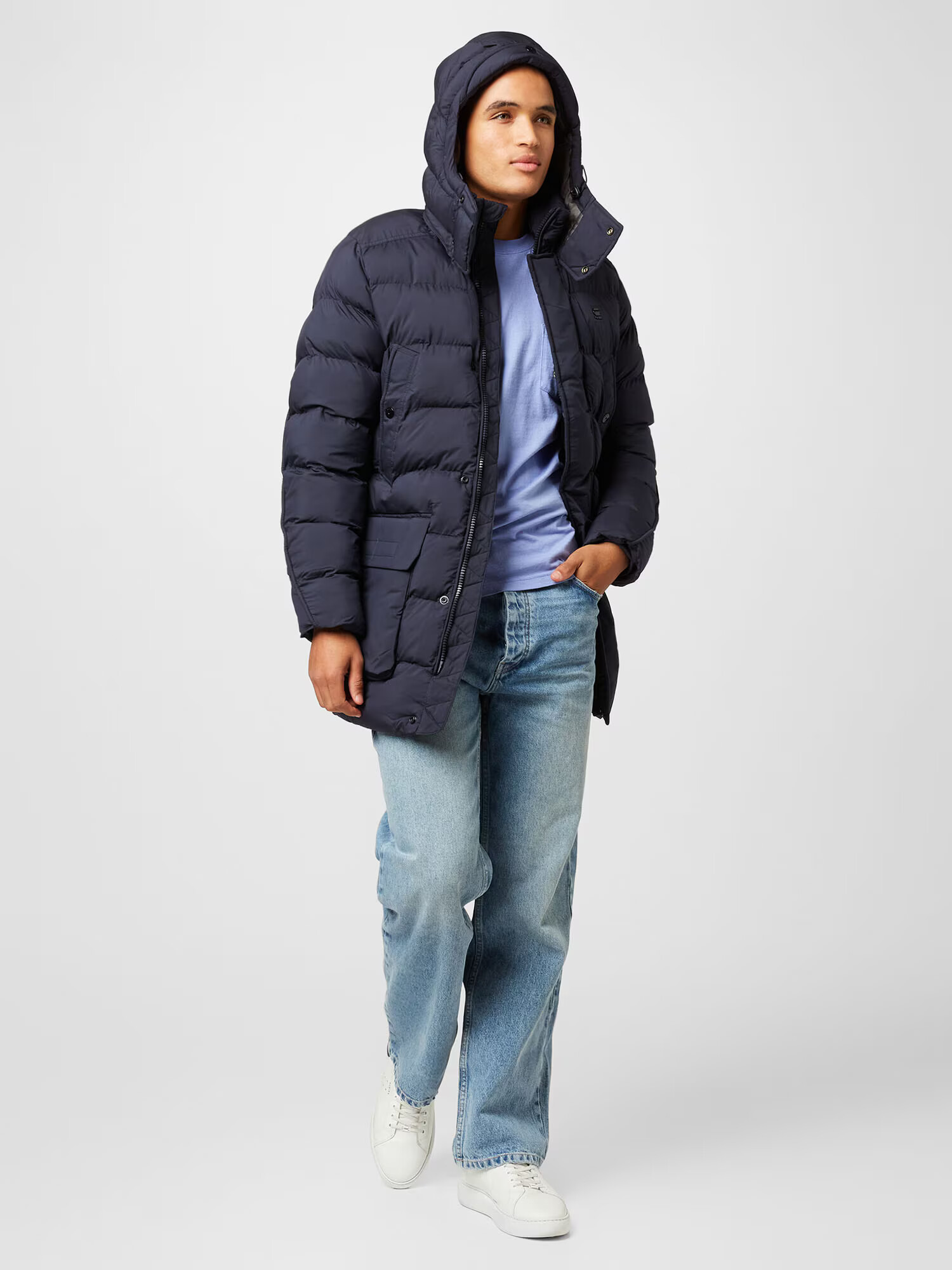 G-Star RAW Zimná parka tmavomodrá - Pepit.sk