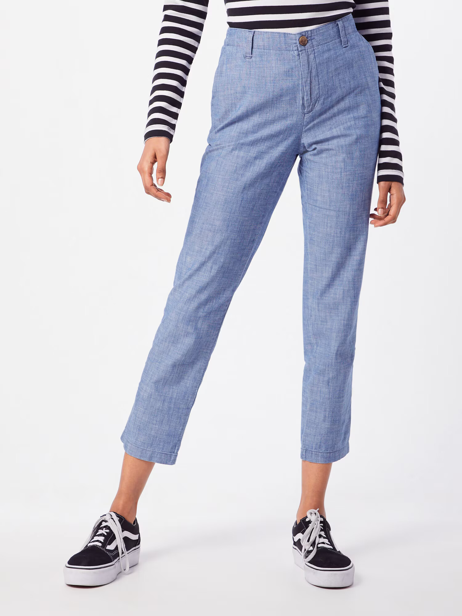 GAP Nohavice 'V-GIRLFRIEND KHAKI CHAMBRAY' indigo - Pepit.sk