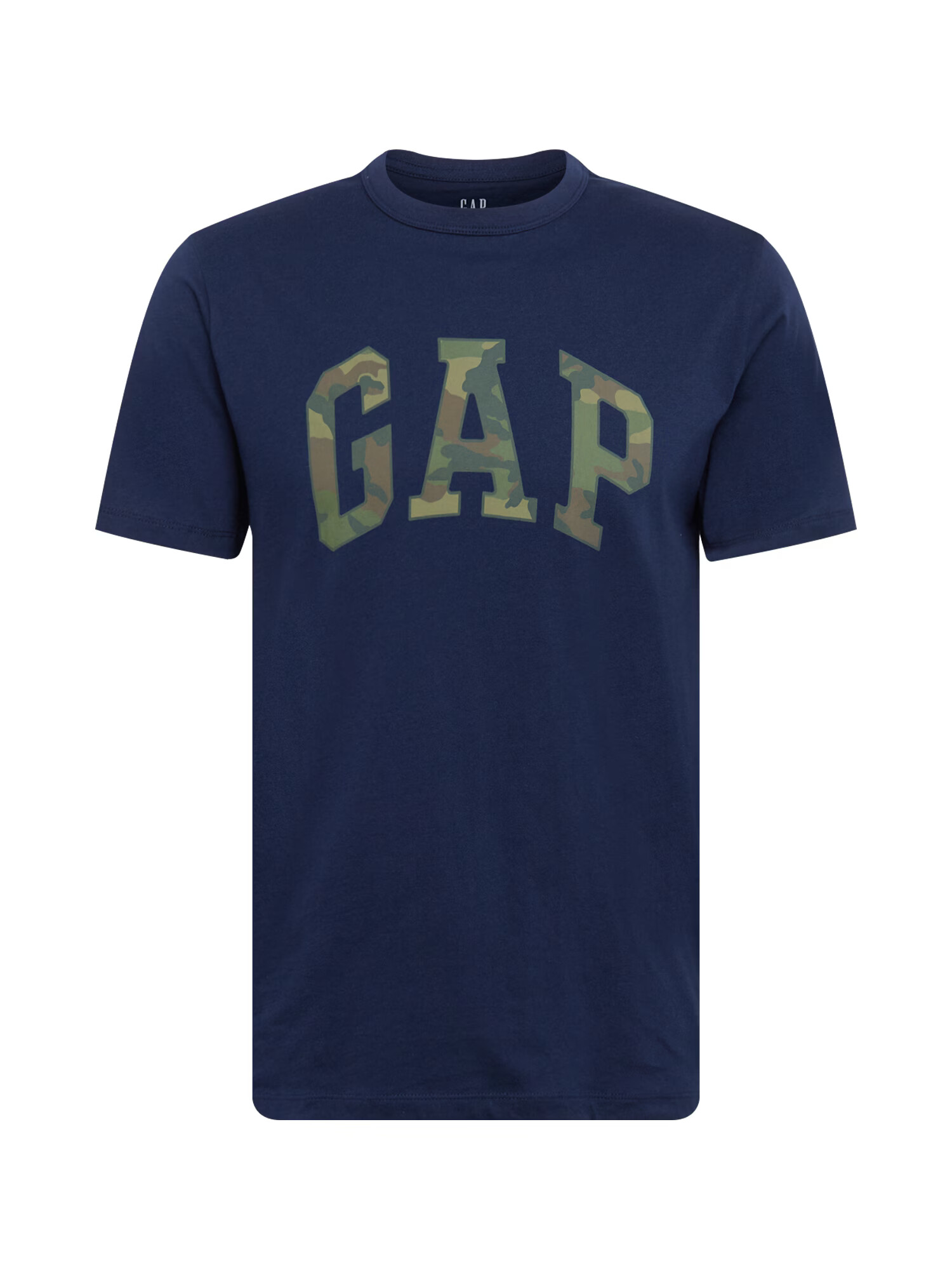 GAP Tričko 'V-SS CAMO ARCH LOGO TEE' námornícka modrá - Pepit.sk