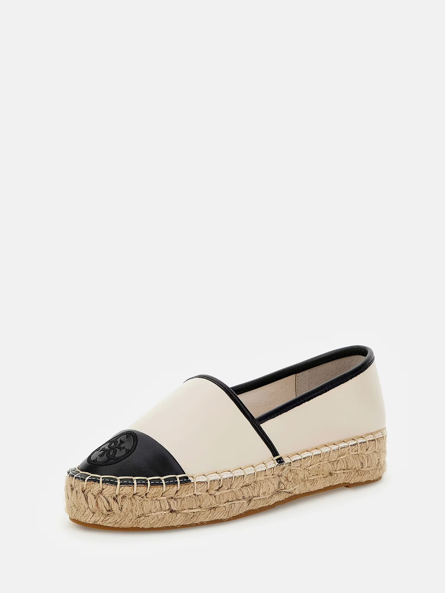 GUESS Espadrilky 'Jaleel' krémová / čierna - Pepit.sk