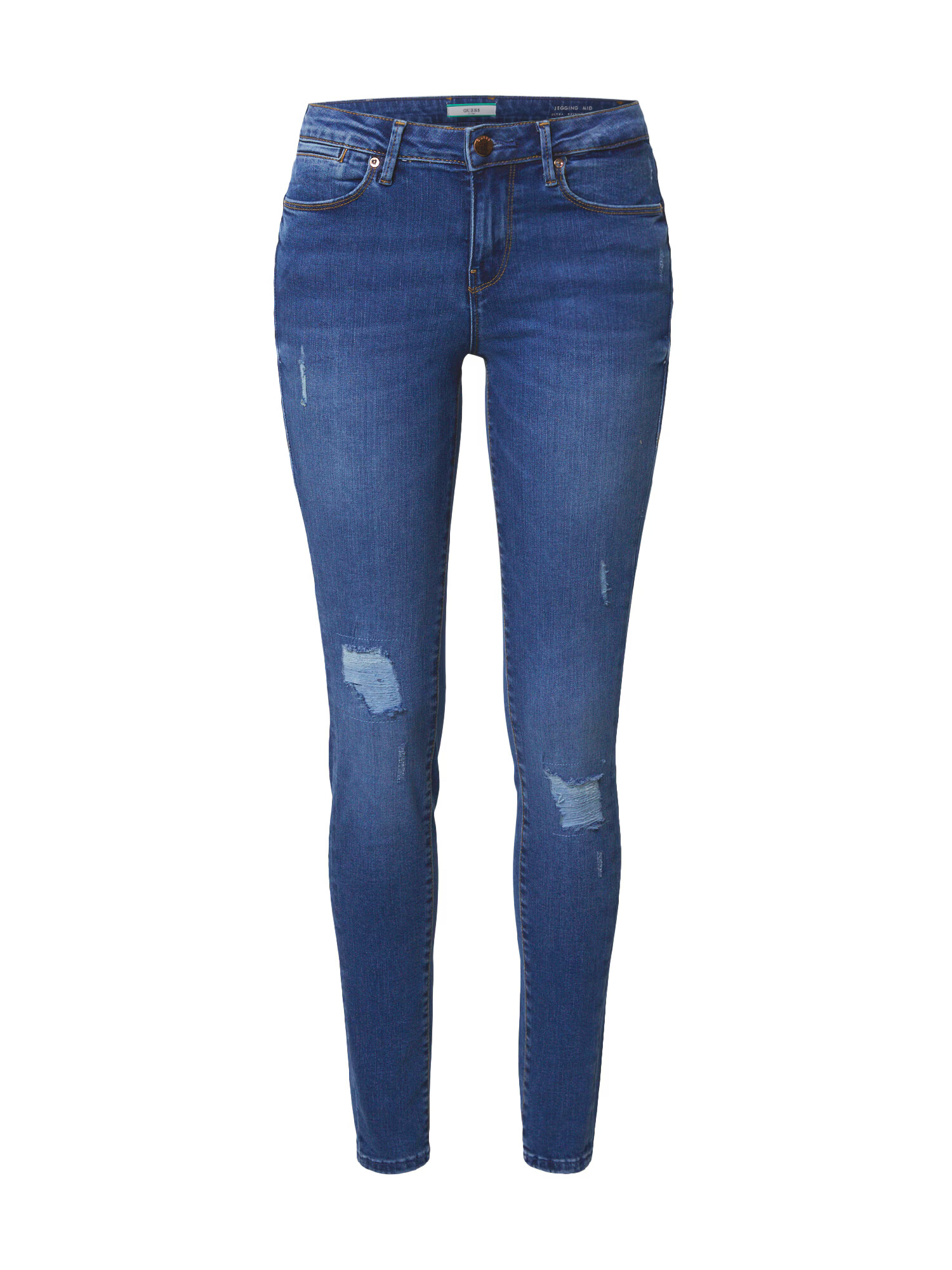 GUESS Jeggings modrá denim - Pepit.sk