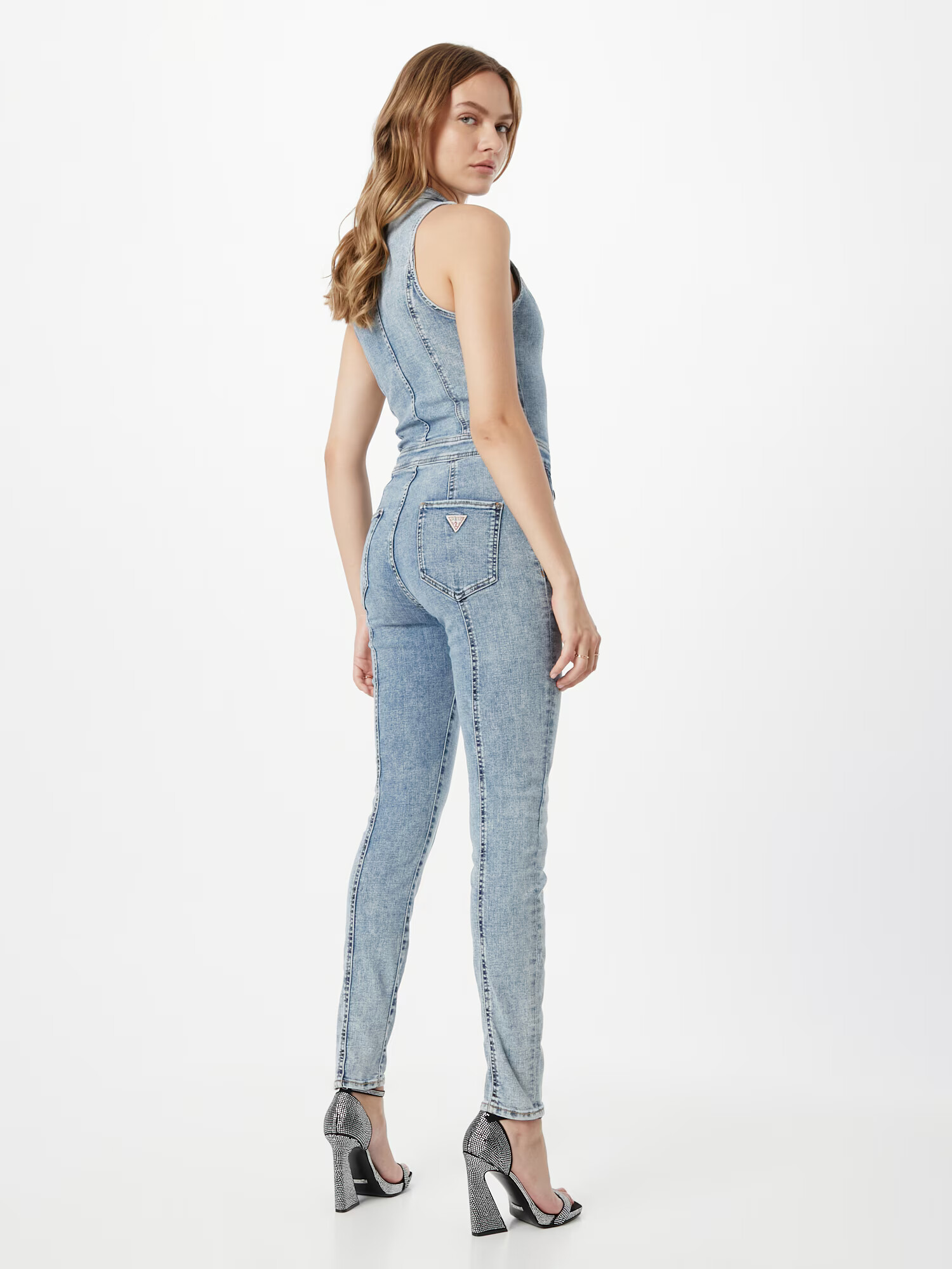 GUESS Overal 'PENNY' modrá denim - Pepit.sk