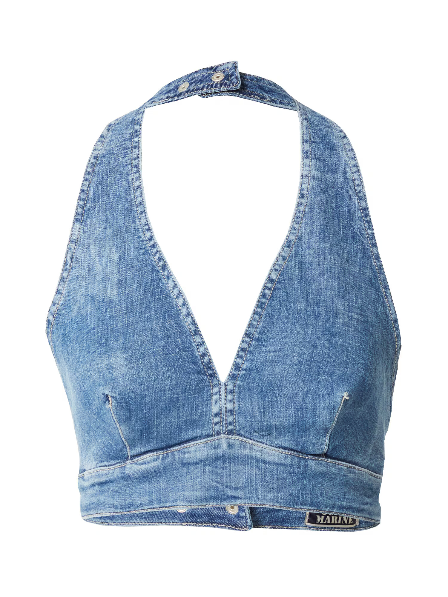 GUESS Top 'THALIA' modrá denim - Pepit.sk