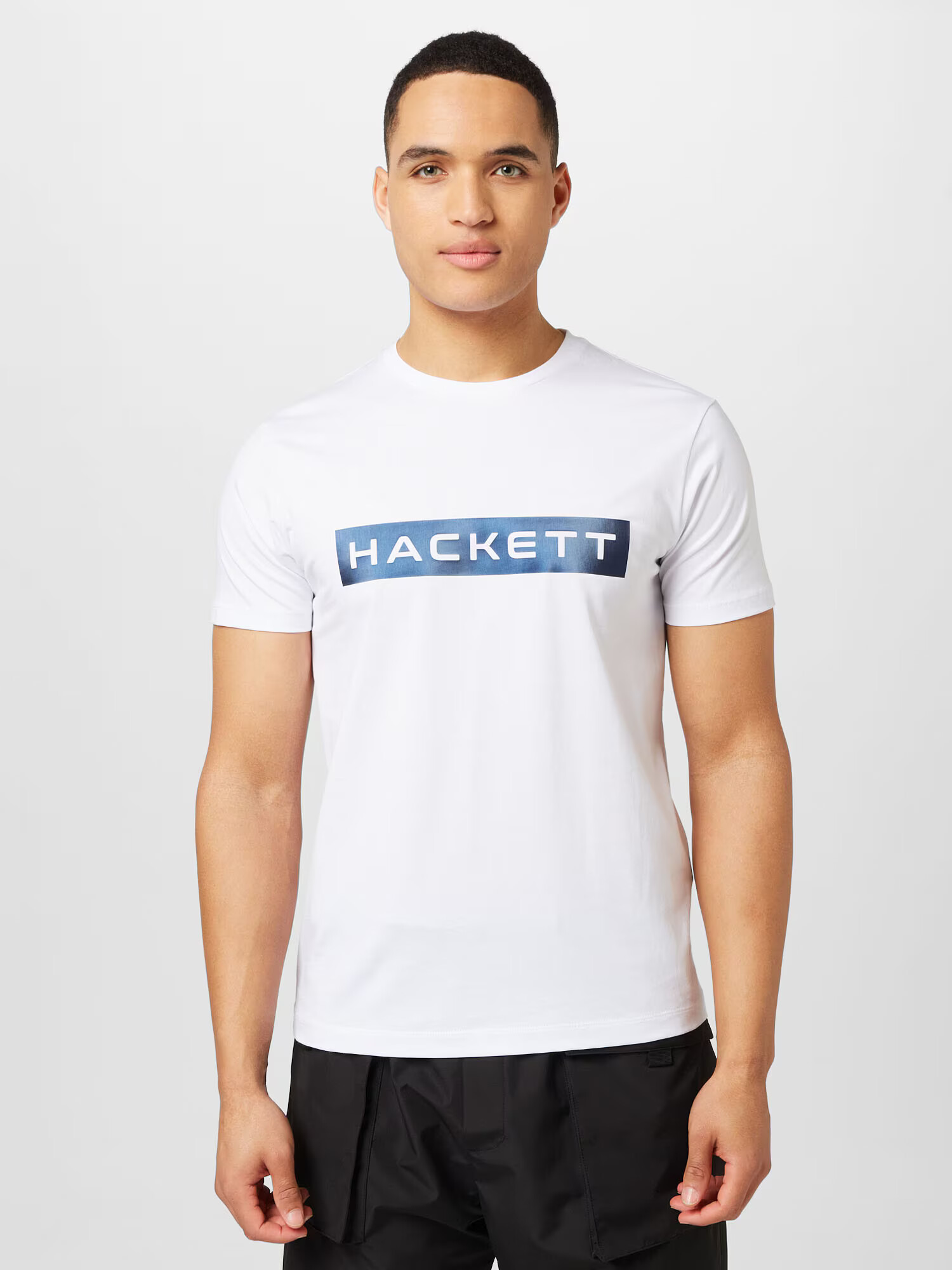 Hackett London Tričko modrá / biela - Pepit.sk