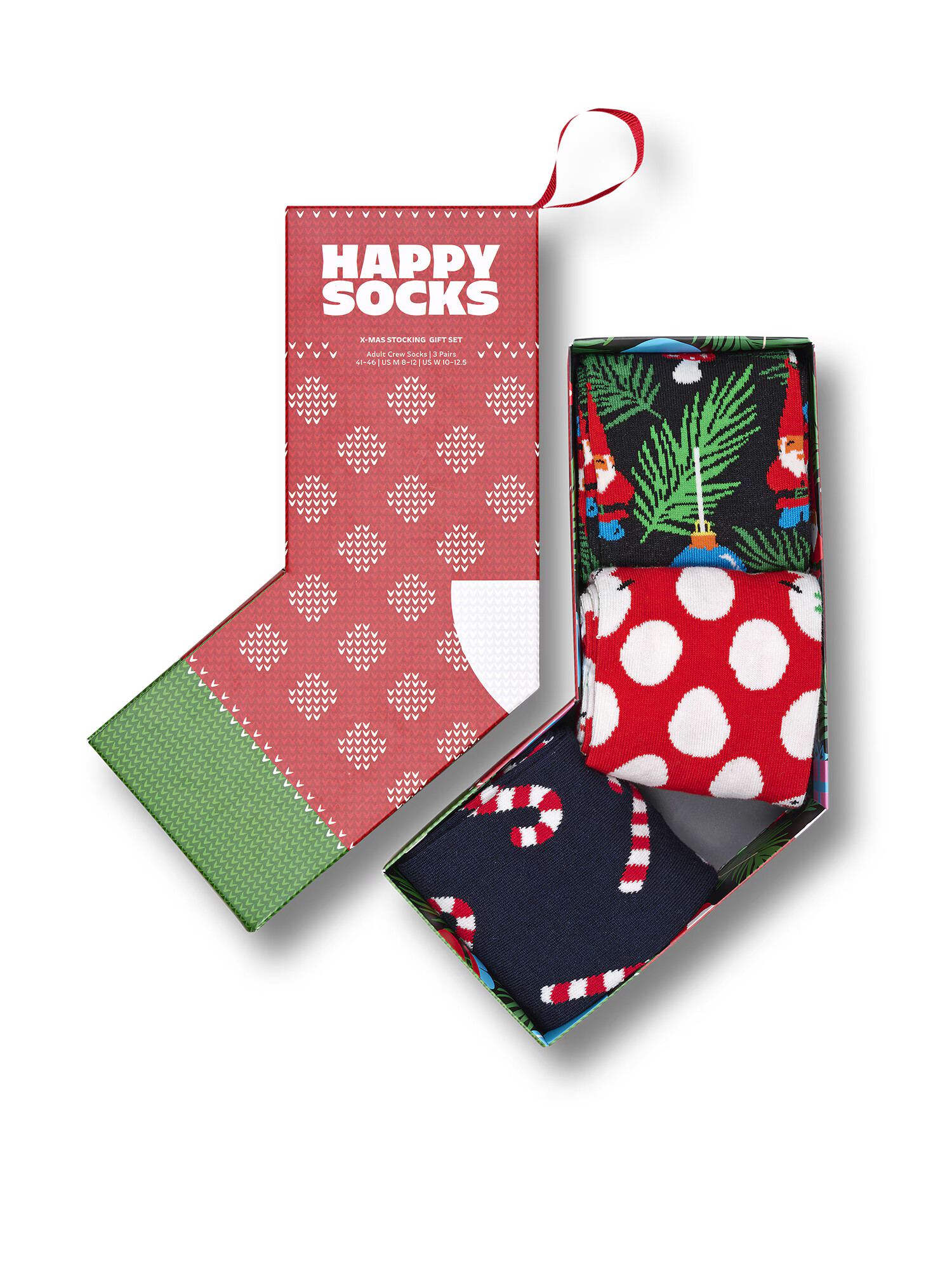 Happy Socks Ponožky 'X-Mas' námornícka modrá / zelená / červená / biela - Pepit.sk