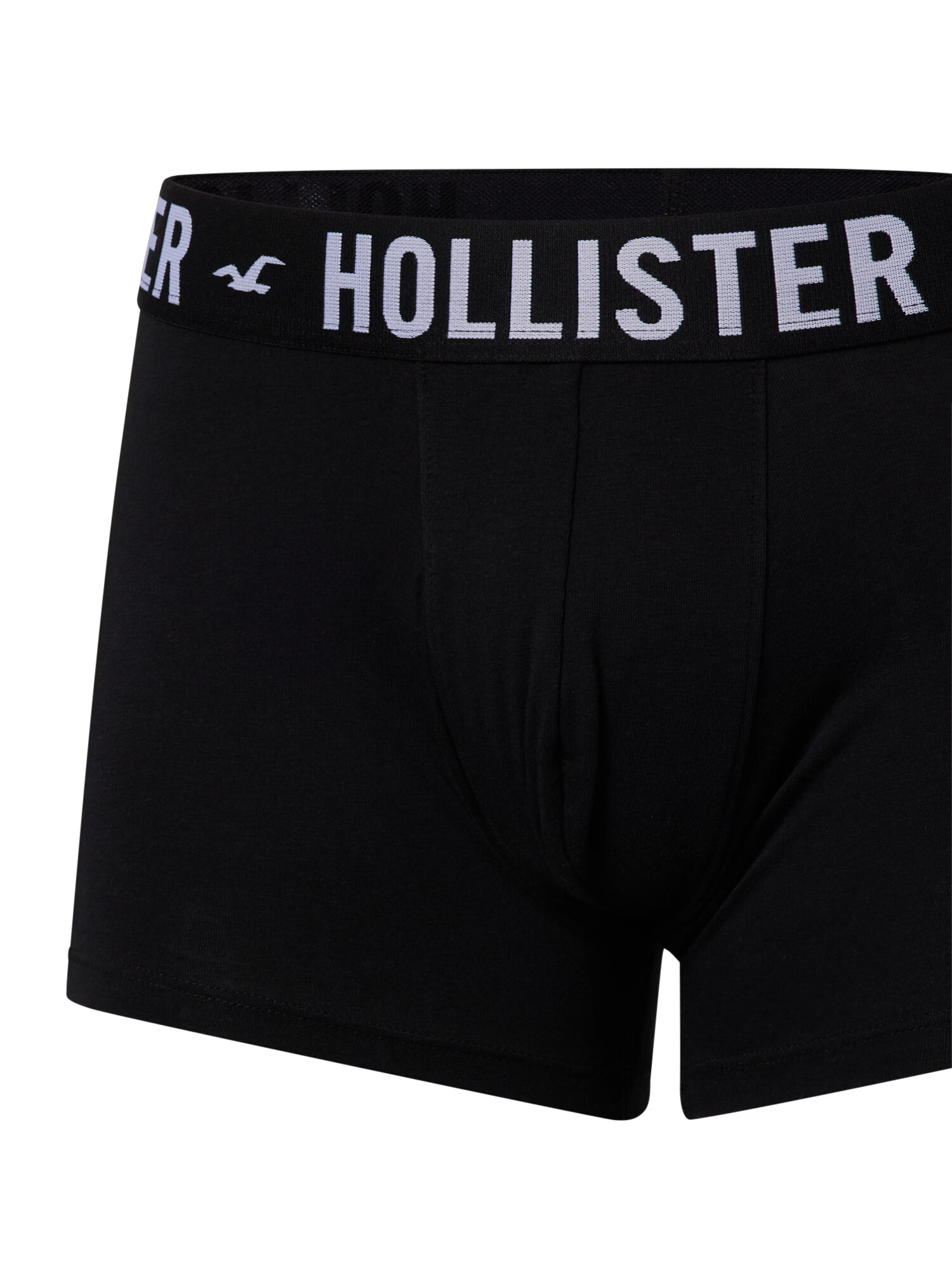 HOLLISTER Boxerky čierna / biela - Pepit.sk