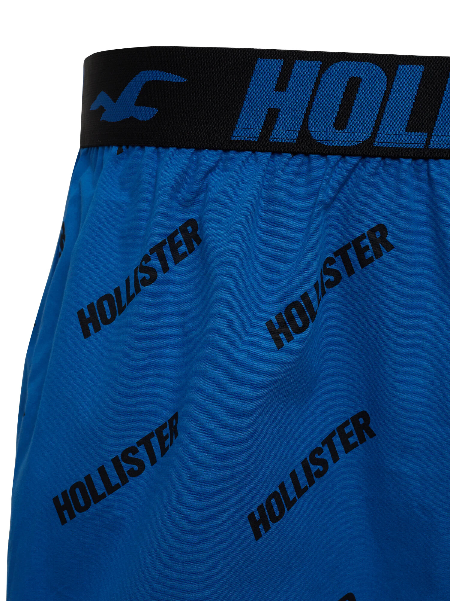 HOLLISTER Boxerky kráľovská modrá / ohnivo červená / čierna / biela - Pepit.sk