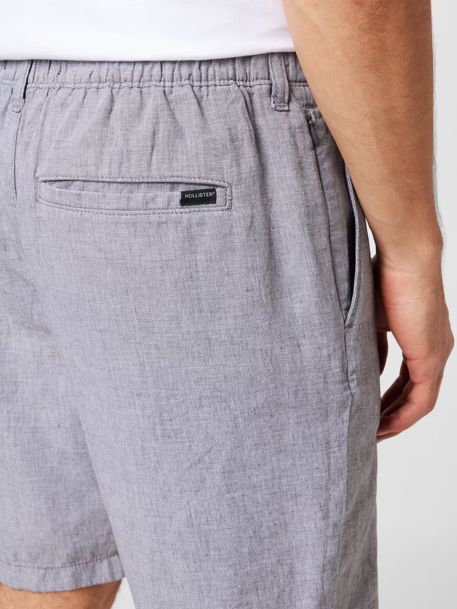 HOLLISTER Chino nohavice sivý denim - Pepit.sk