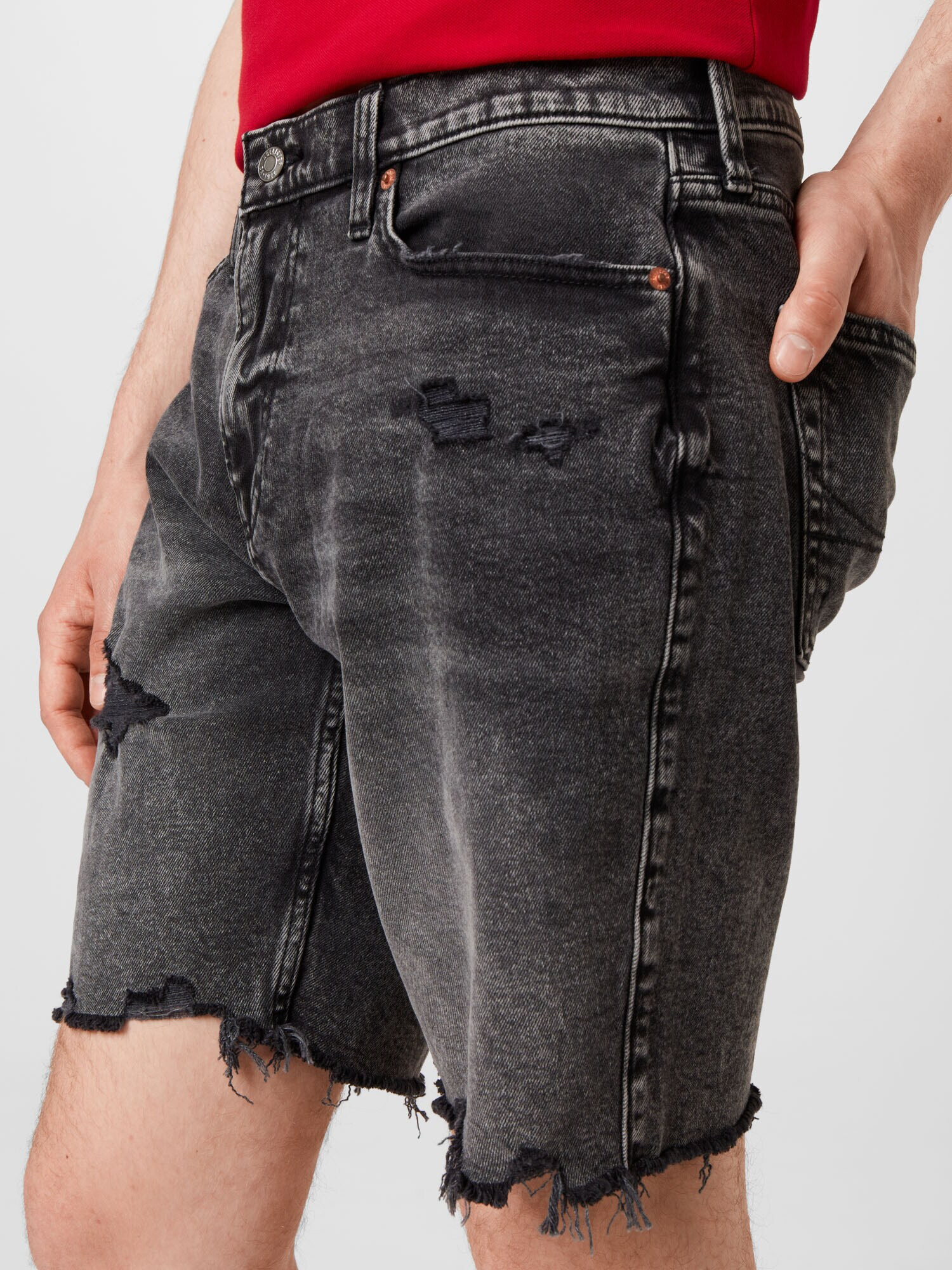 HOLLISTER Džínsy čierny denim - Pepit.sk