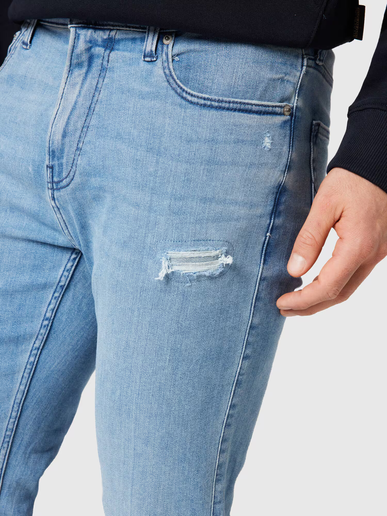 HOLLISTER Džínsy modrá denim - Pepit.sk