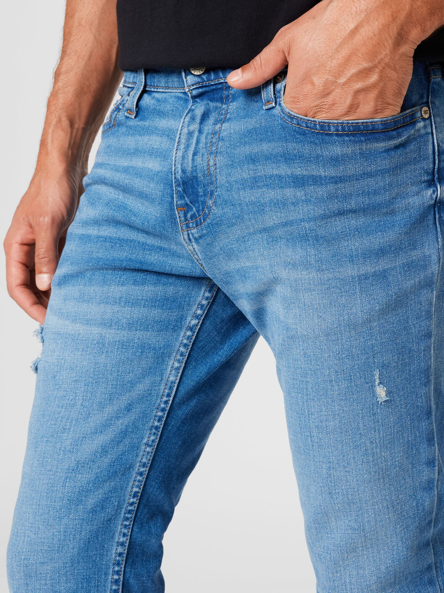 HOLLISTER Džínsy modrá denim - Pepit.sk