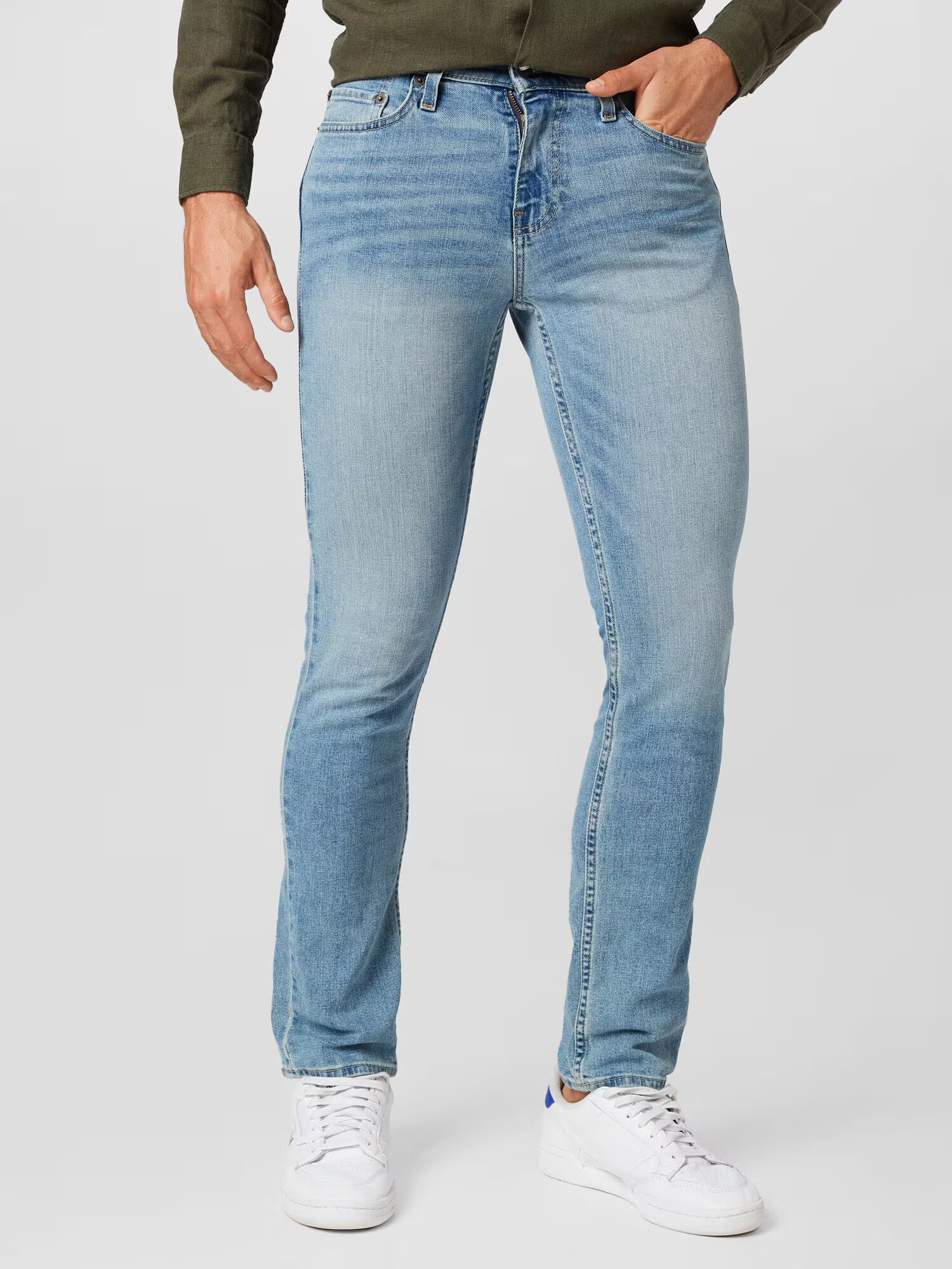 HOLLISTER Džínsy modrá denim - Pepit.sk