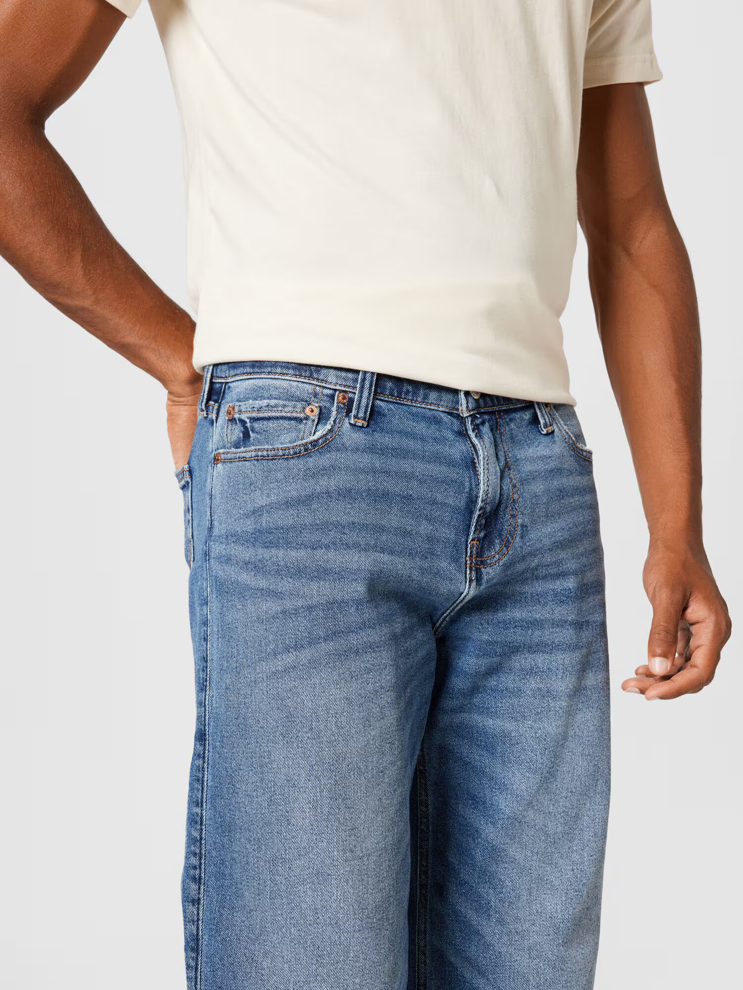 HOLLISTER Džínsy modrá denim - Pepit.sk