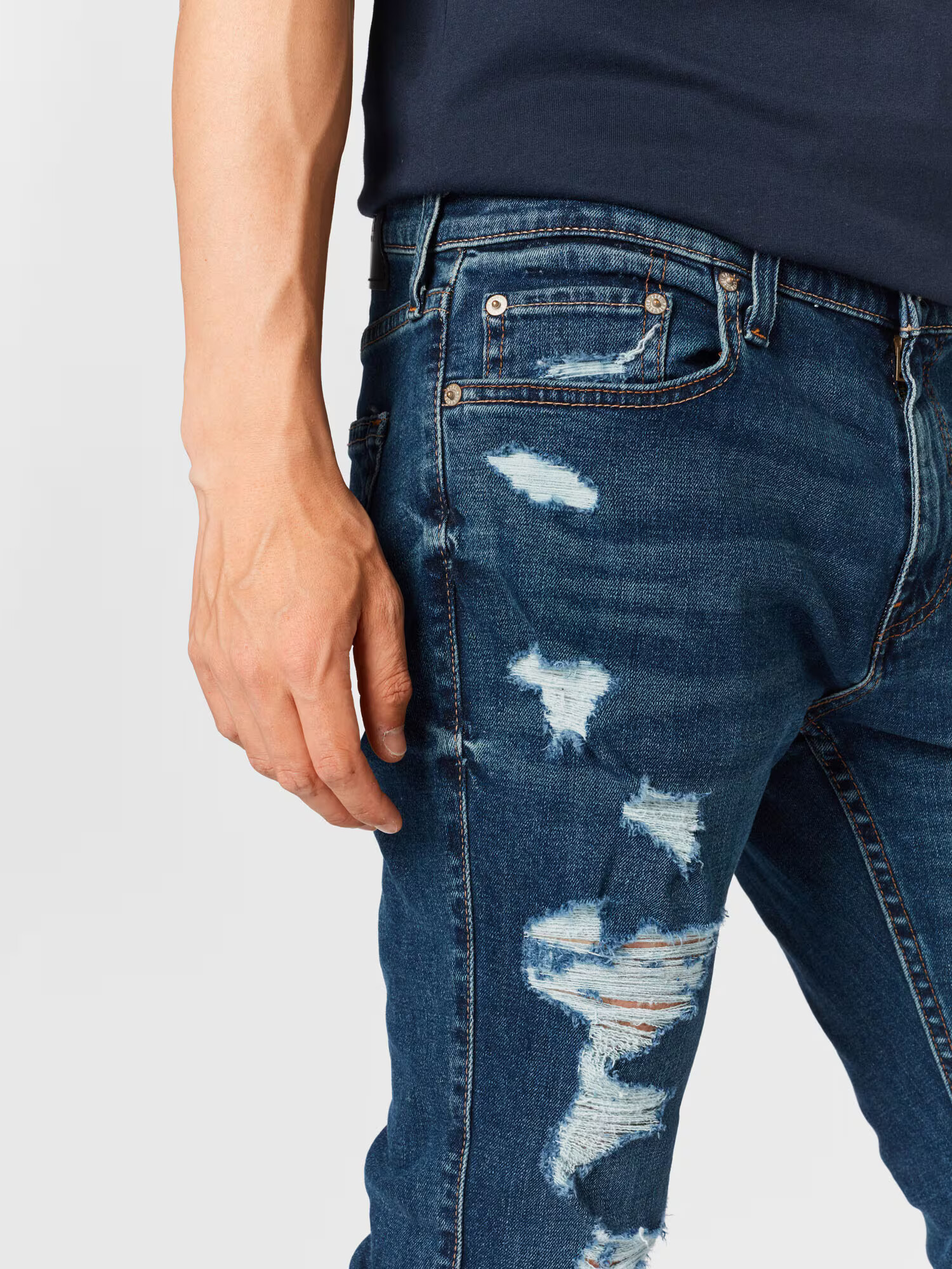 HOLLISTER Džínsy modrá denim - Pepit.sk