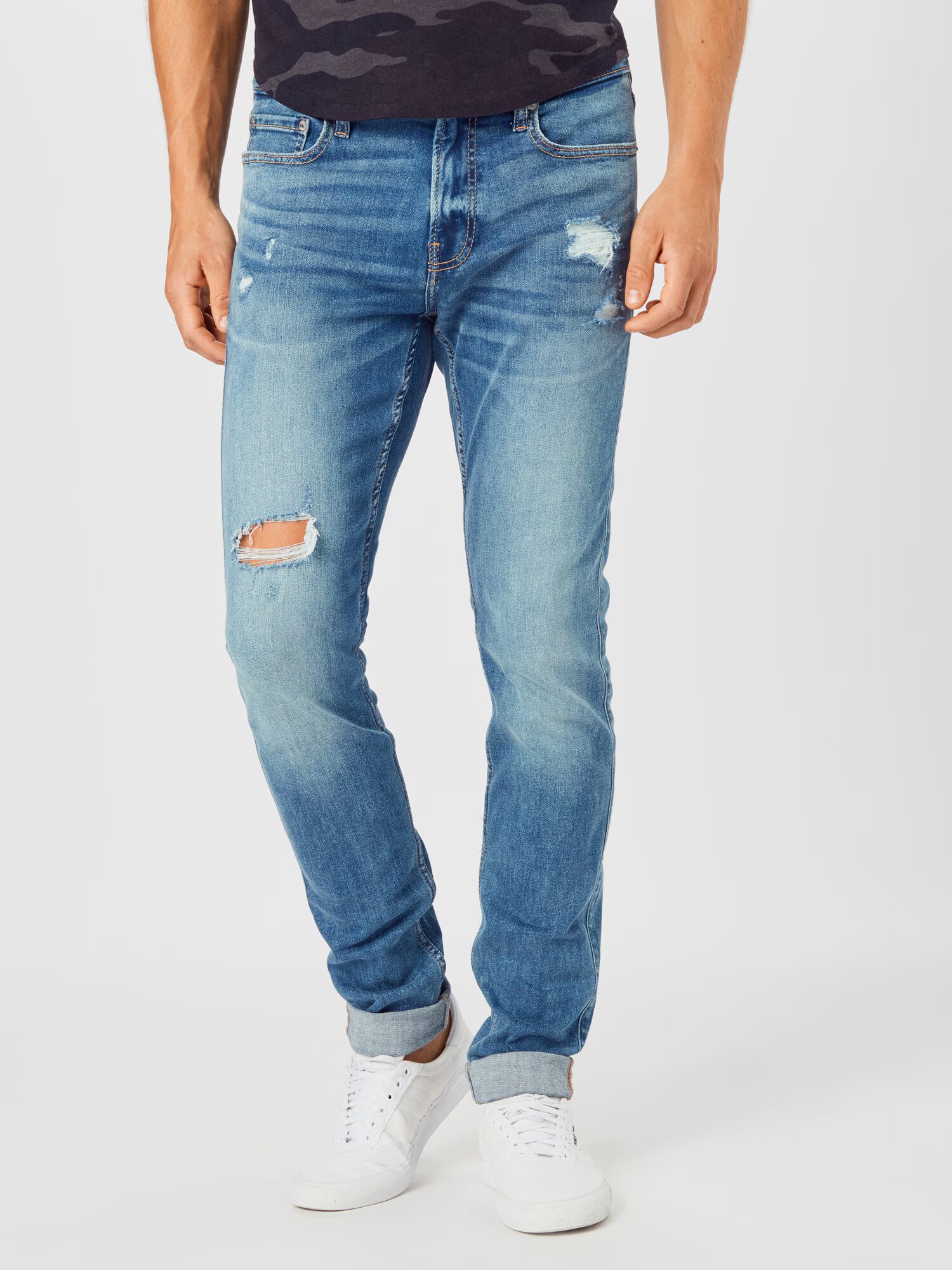 HOLLISTER Džínsy modrá denim - Pepit.sk