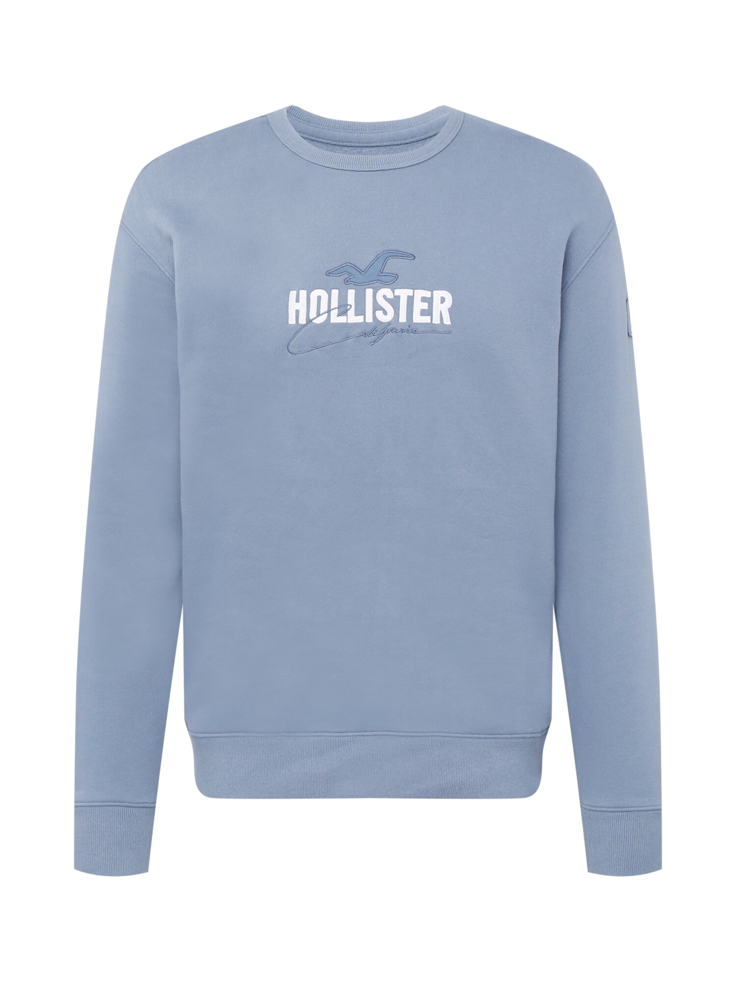 HOLLISTER Mikina 'EMEA' dymovo modrá / biela - Pepit.sk