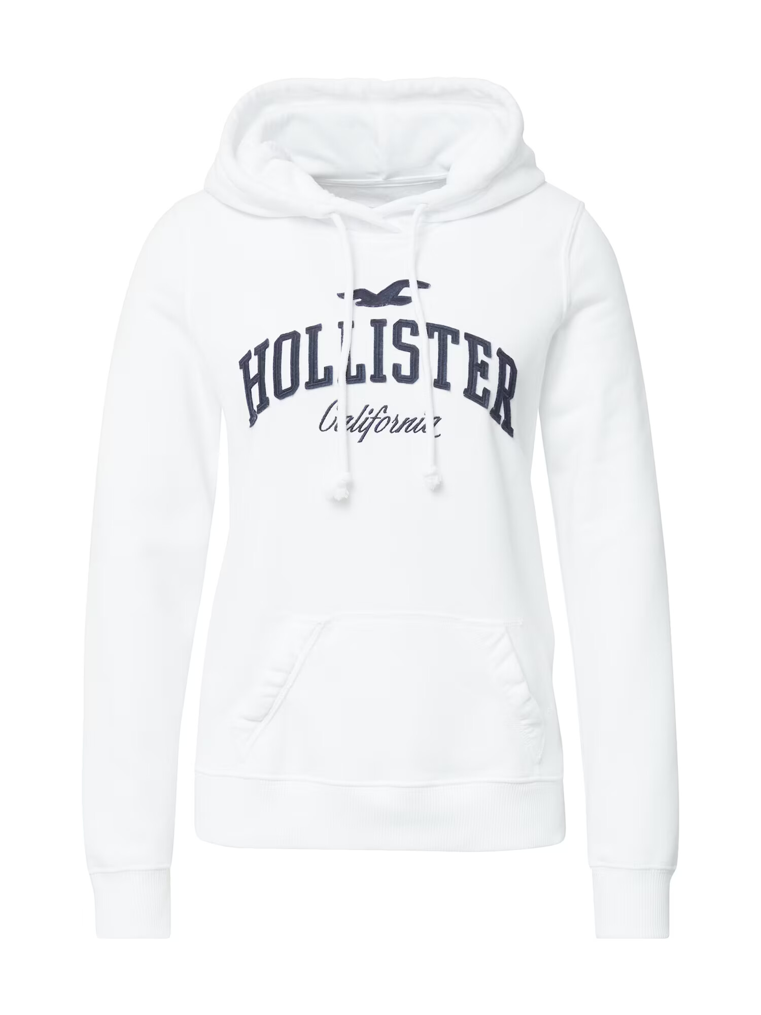 HOLLISTER Mikina námornícka modrá / biela - Pepit.sk