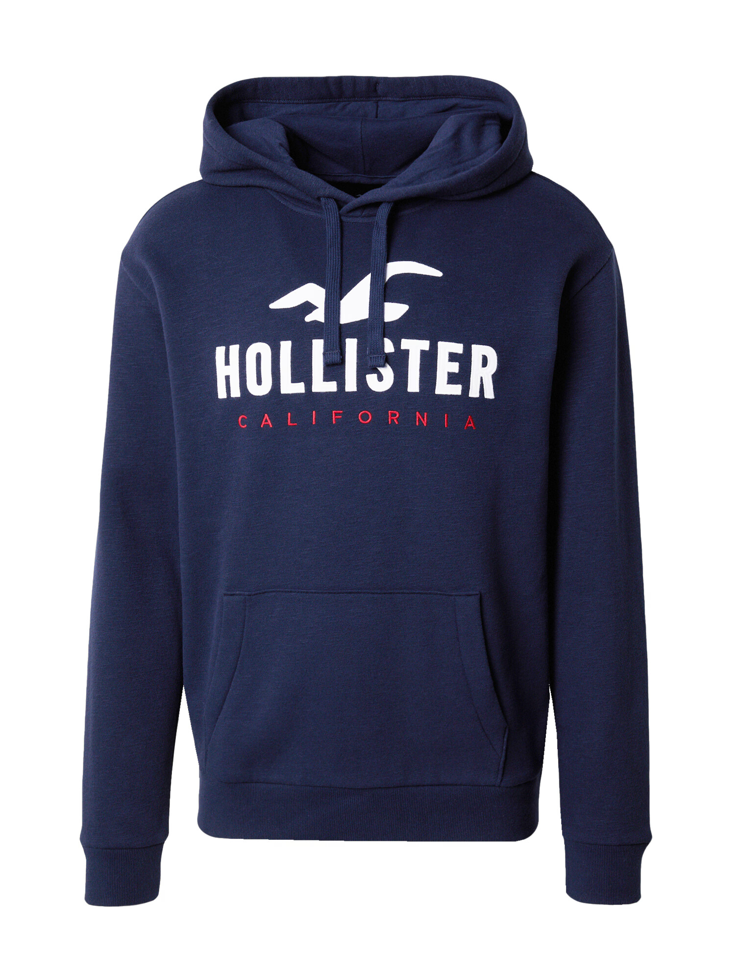 HOLLISTER Mikina námornícka modrá / červená / biela - Pepit.sk