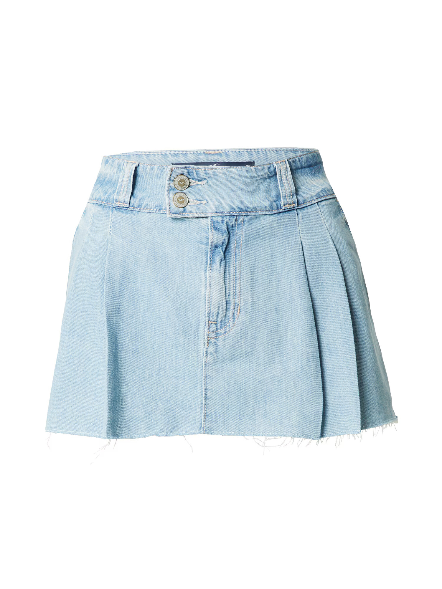 HOLLISTER Sukňa 'APAC DENIM LR MICRO PLEATED MINI' modrá - Pepit.sk