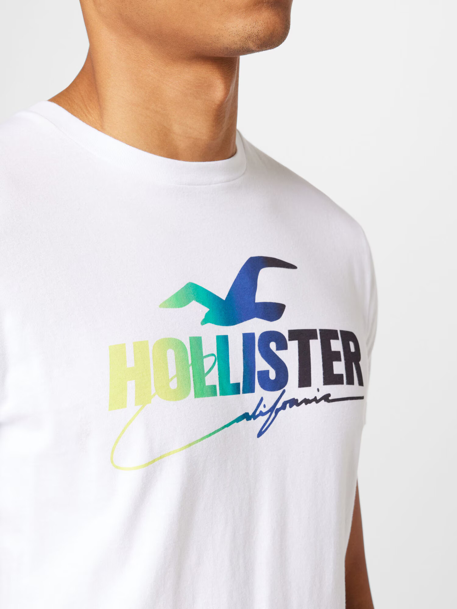 HOLLISTER Tričko modrofialová / fuksia / čierna / biela - Pepit.sk