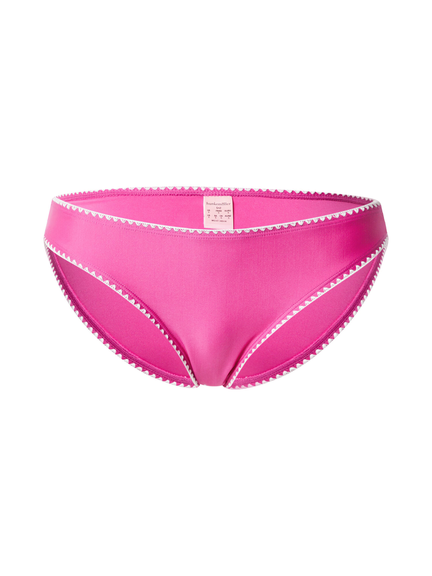 Hunkemöller Bikinové nohavičky 'Maya' fuksia / biela - Pepit.sk