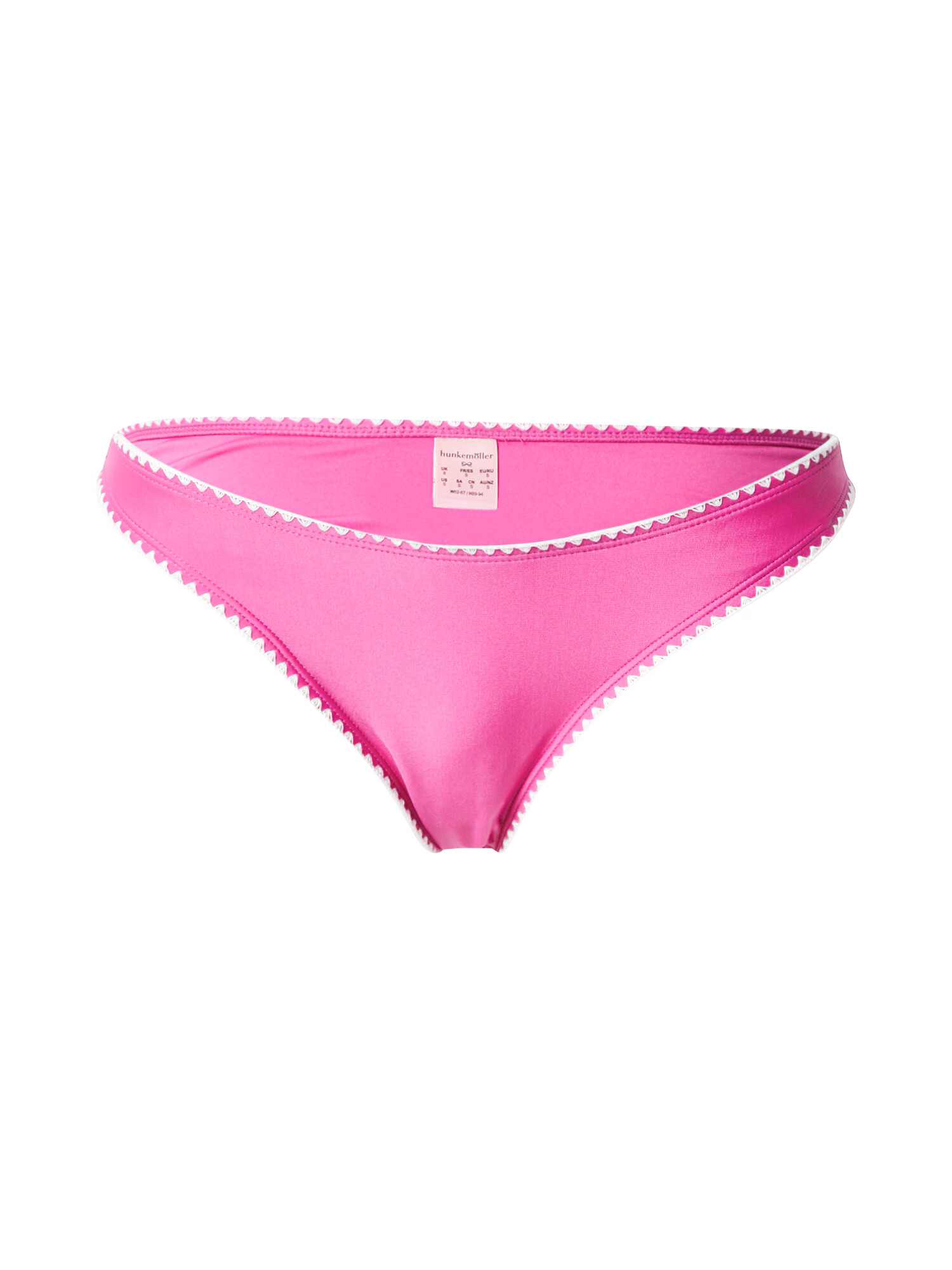 Hunkemöller Bikinové nohavičky 'Maya' fuksia / biela - Pepit.sk