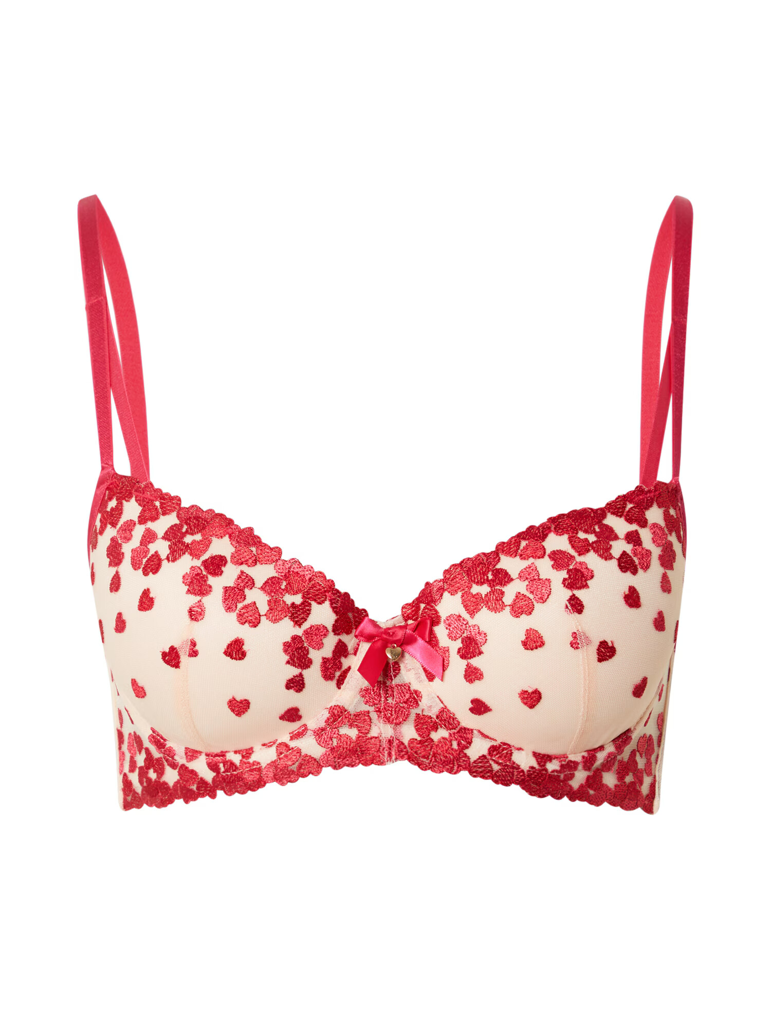 Hunkemöller Podprsenka 'Amora' svetlobéžová / fuksia - Pepit.sk