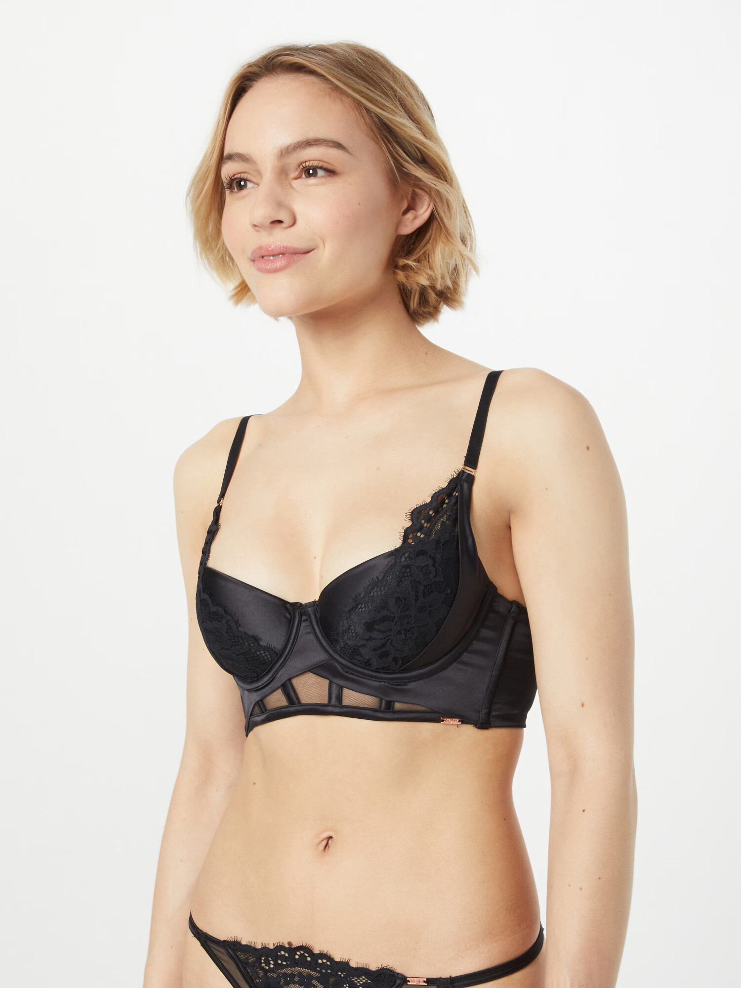 Hunkemöller Podprsenka 'Jacqueline' čierna - Pepit.sk