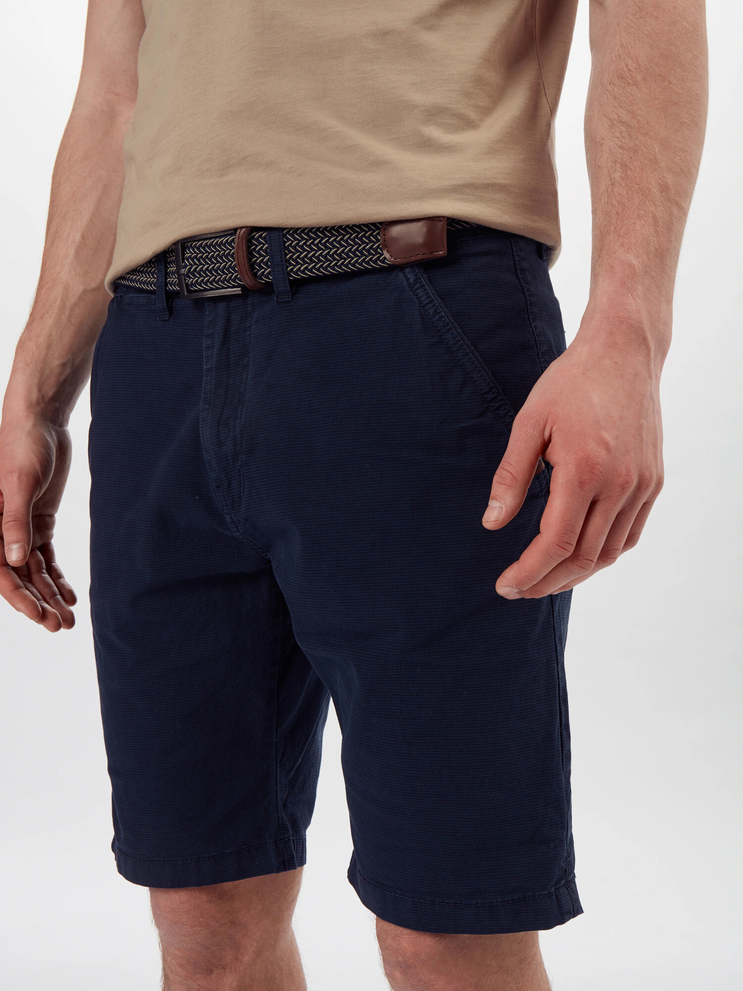 INDICODE JEANS Chino nohavice 'Caedmon' námornícka modrá - Pepit.sk