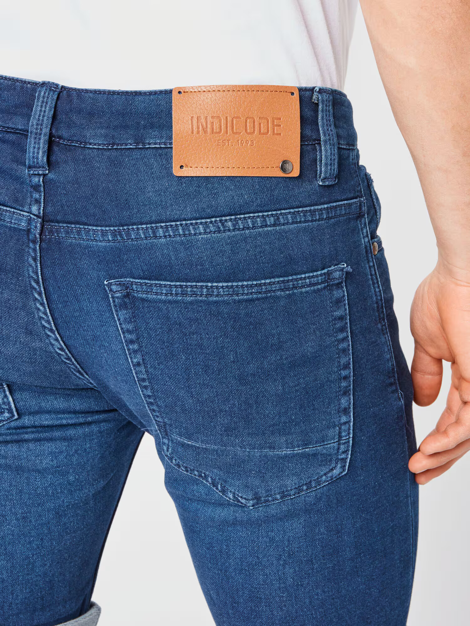 INDICODE JEANS Džínsy 'Commercial' modrá denim - Pepit.sk