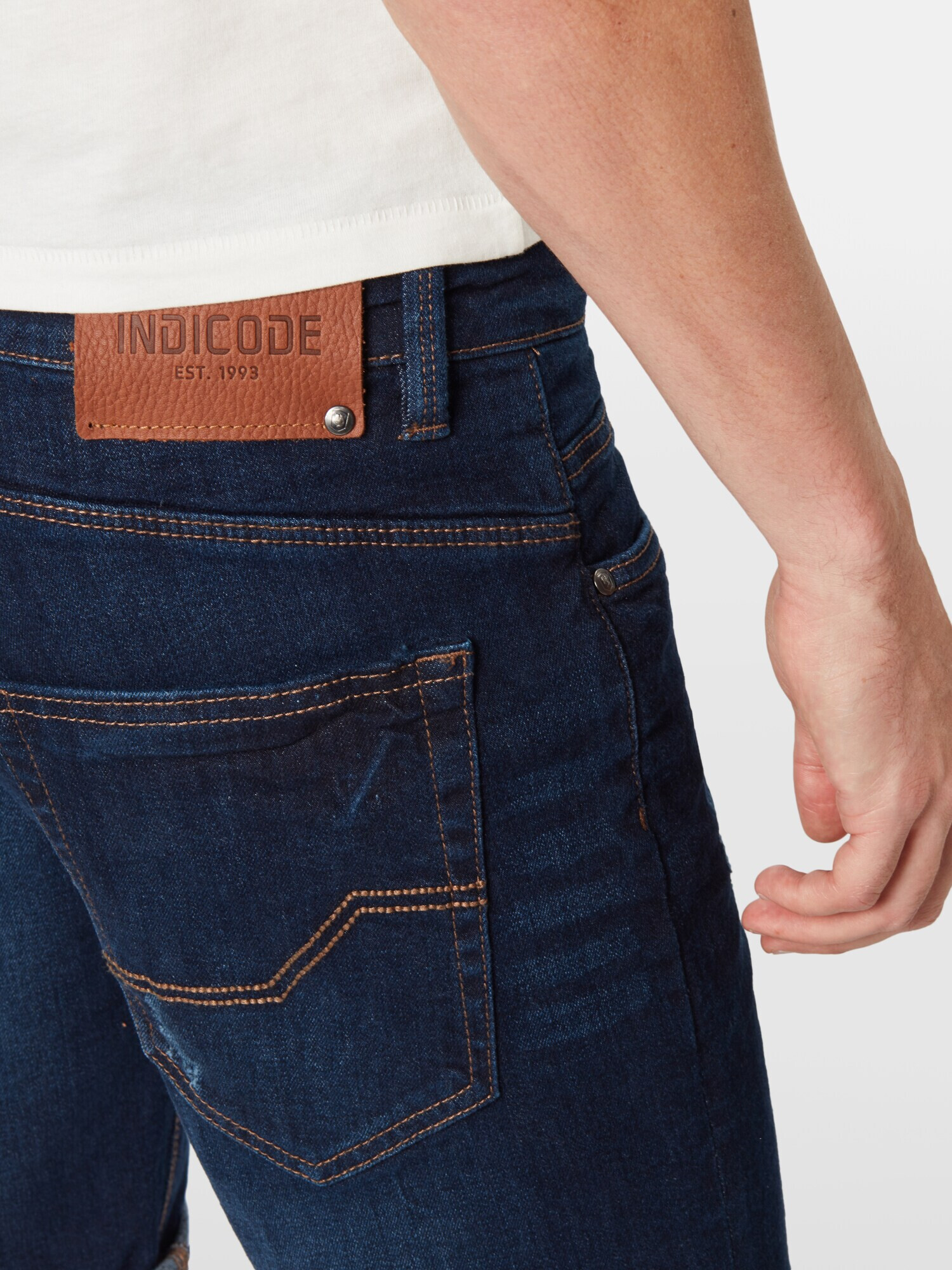 INDICODE JEANS Džínsy 'Kaden' čierny denim - Pepit.sk