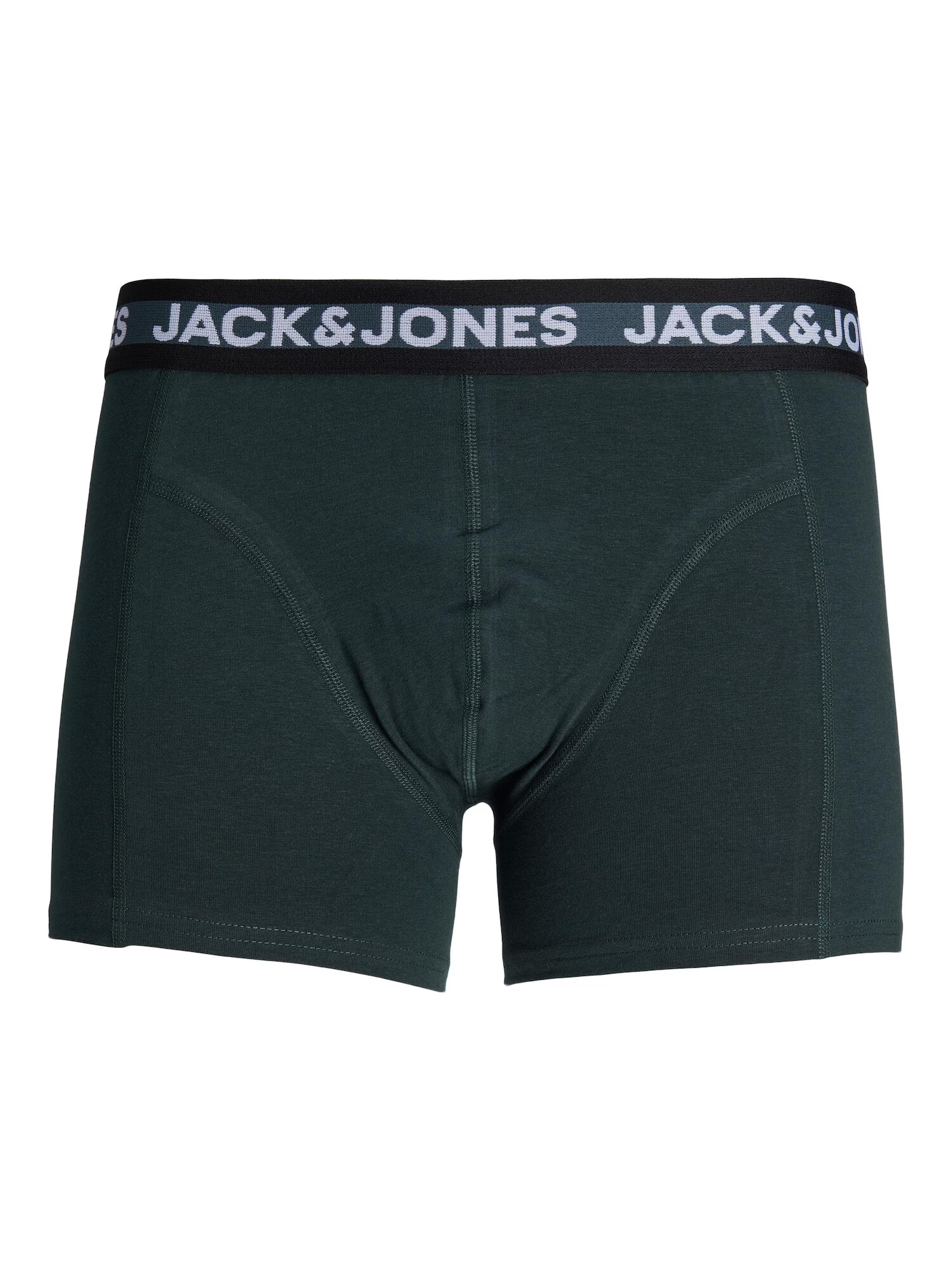 JACK & JONES Boxerky 'ADRIAN' dymovo šedá / nefritová / tmavozelená / čierna - Pepit.sk