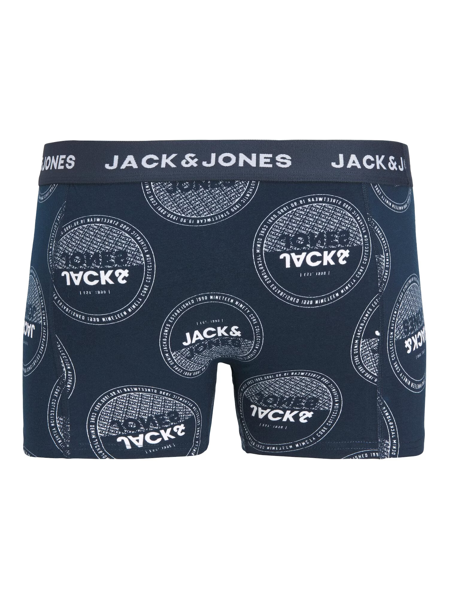 JACK & JONES Boxerky 'ARTIN' námornícka modrá / grenadínová / čierna / biela - Pepit.sk