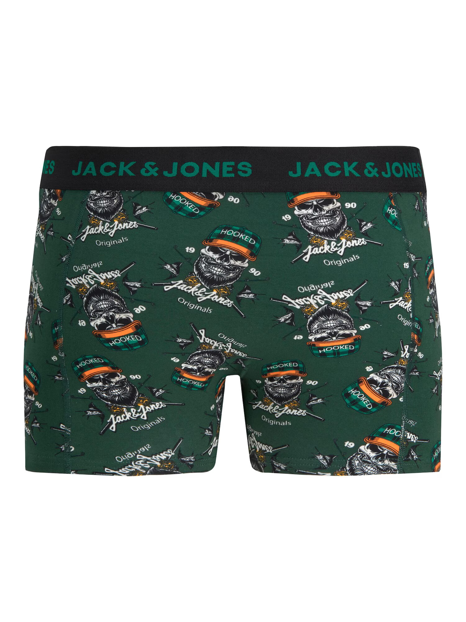 JACK & JONES Boxerky 'CAPTAIN' námornícka modrá / kaki / oranžová / biela - Pepit.sk