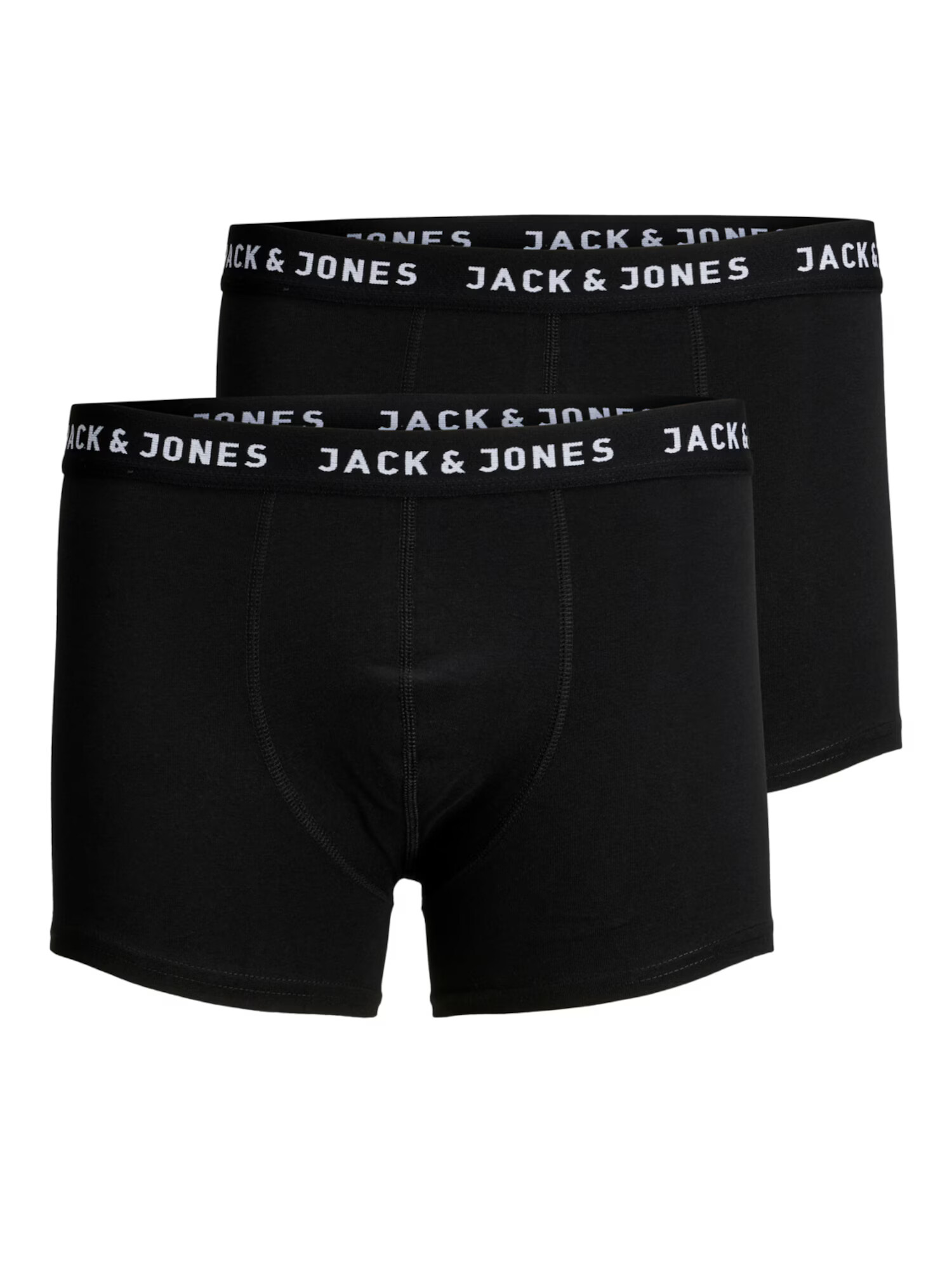 JACK & JONES Boxerky čierna / biela - Pepit.sk