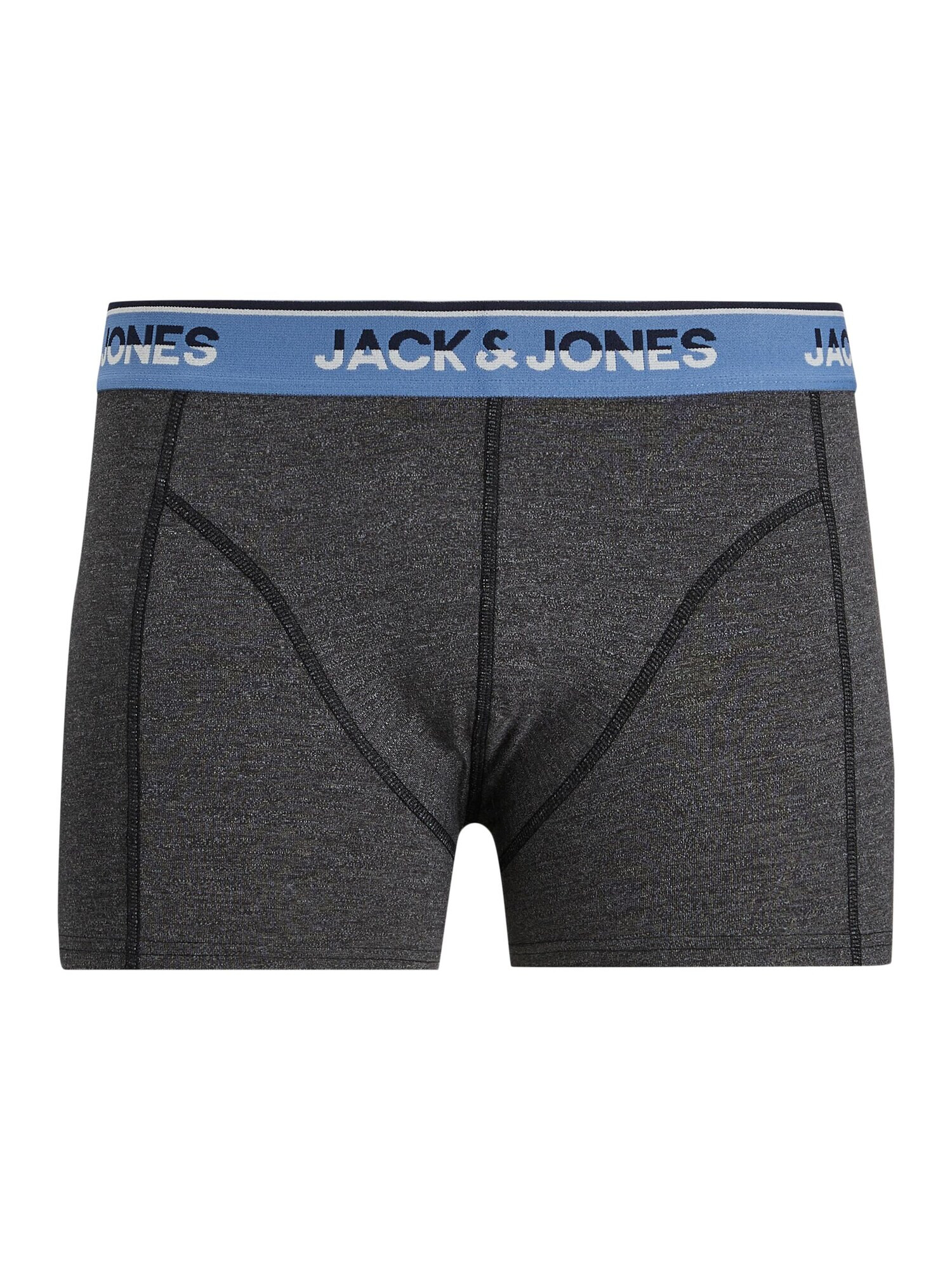 JACK & JONES Boxerky 'CURTIS' námornícka modrá / modrosivá / sivá / biela - Pepit.sk