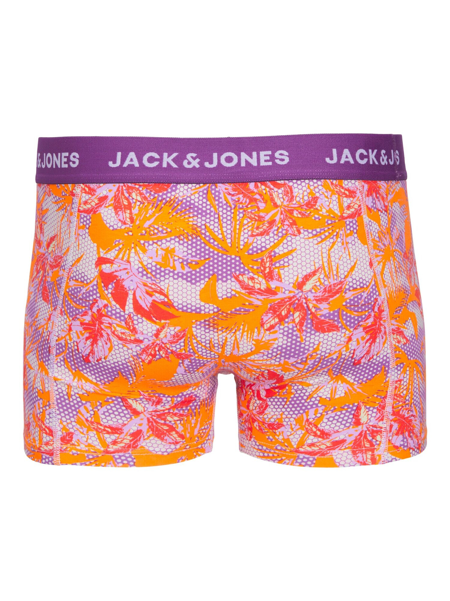 JACK & JONES Boxerky 'Damian' námornícka modrá / vodová / fialová / oranžová - Pepit.sk