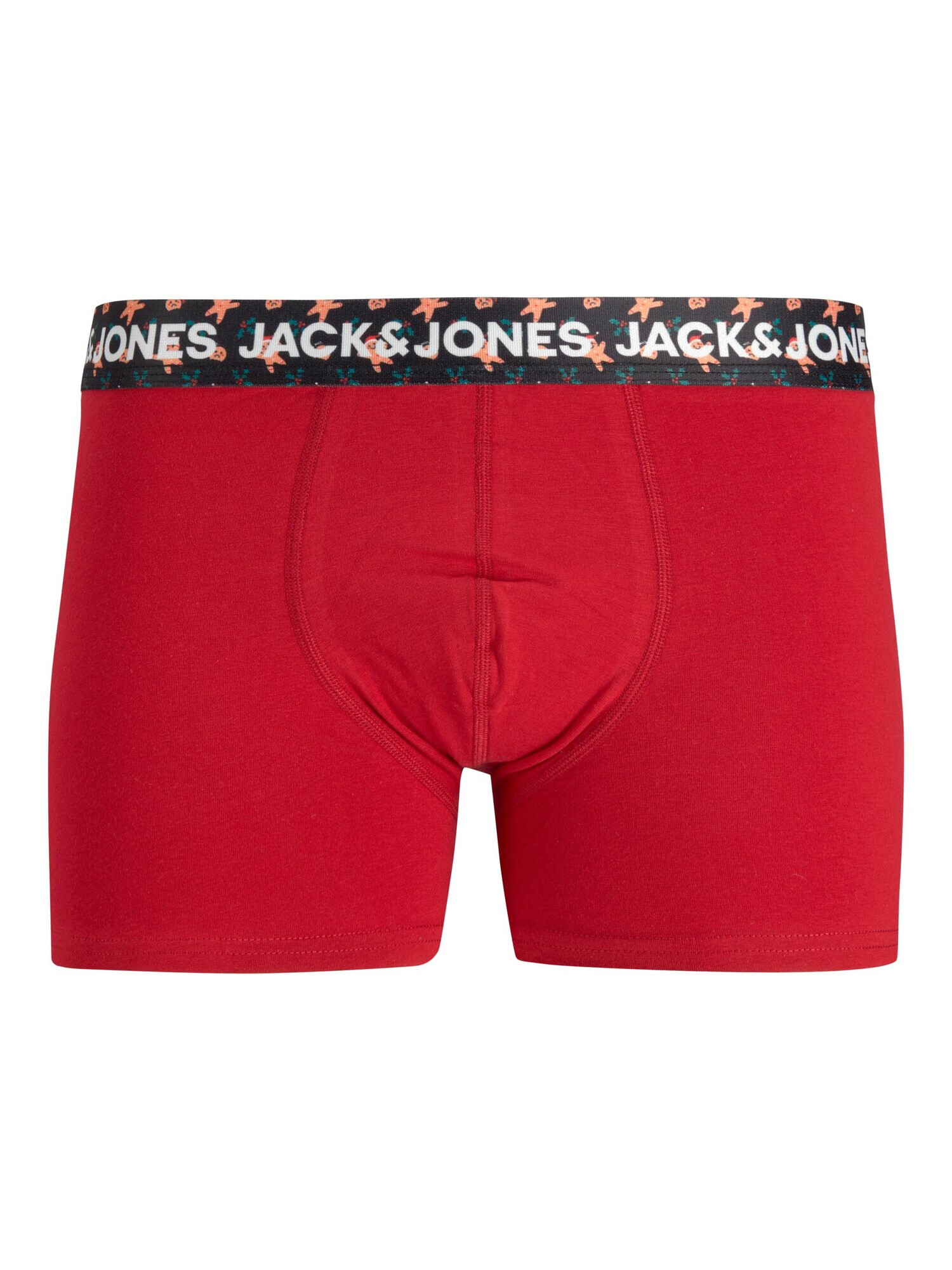 JACK & JONES Boxerky 'DASH' tmavozelená / červená / vínovo červená / čierna - Pepit.sk