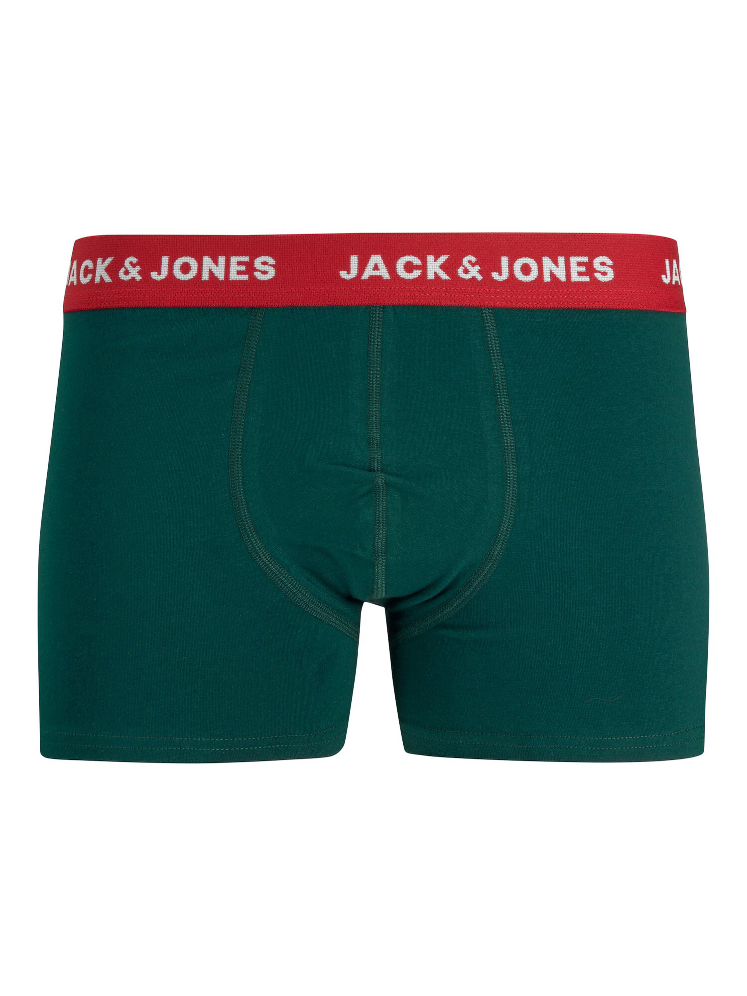 JACK & JONES Boxerky 'DASH' tmavozelená / červená / vínovo červená / čierna - Pepit.sk