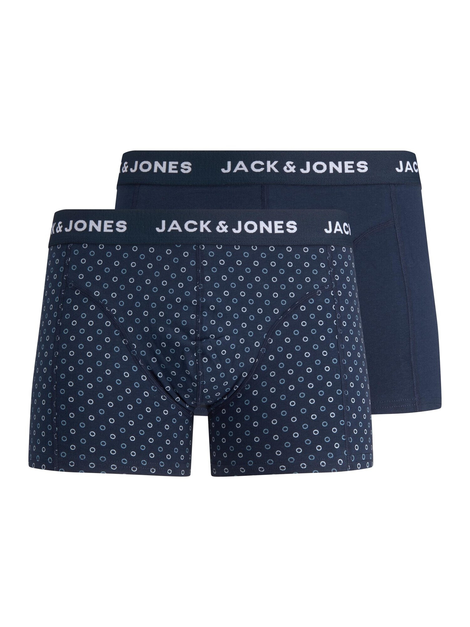 JACK & JONES Boxerky 'DUORO' námornícka modrá / biela - Pepit.sk