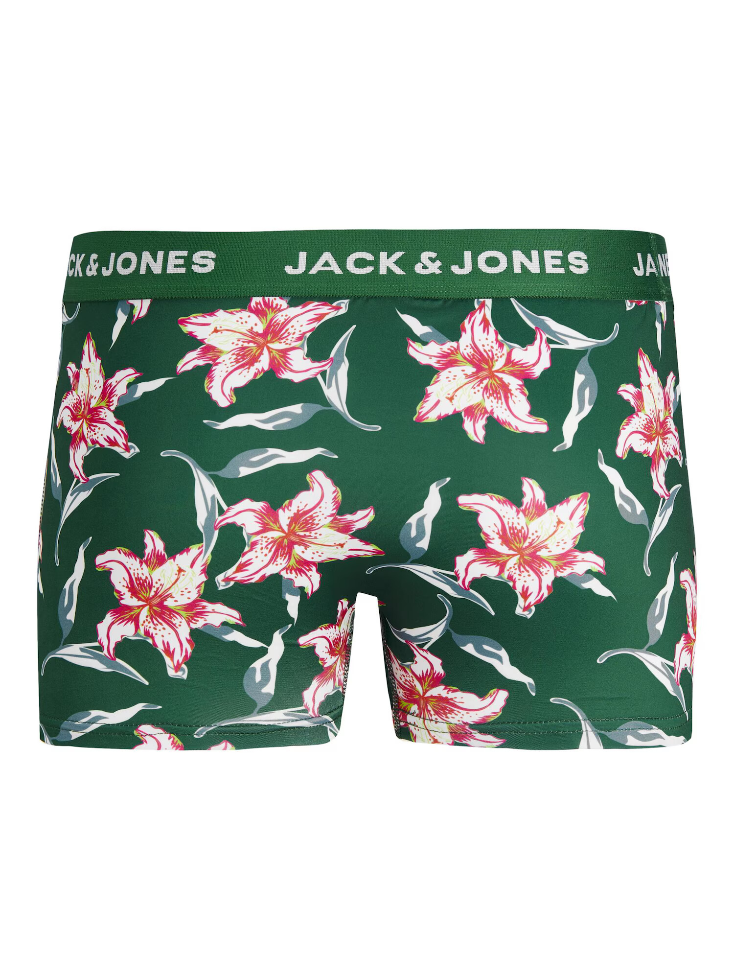 JACK & JONES Boxerky dymovo modrá / tmavozelená / čierna / biela - Pepit.sk