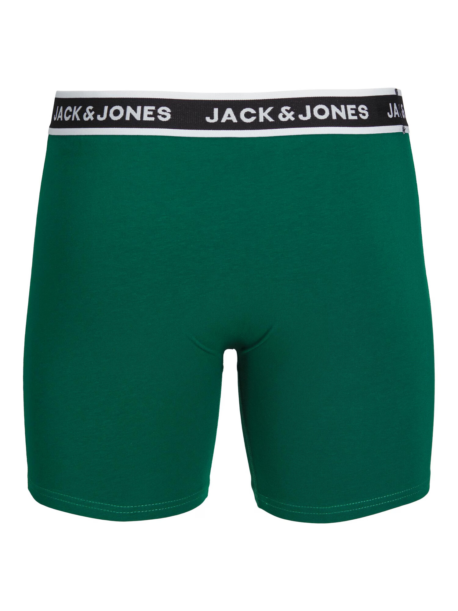 JACK & JONES Boxerky 'Echo' zelená / tmavozelená / čierna / šedobiela - Pepit.sk