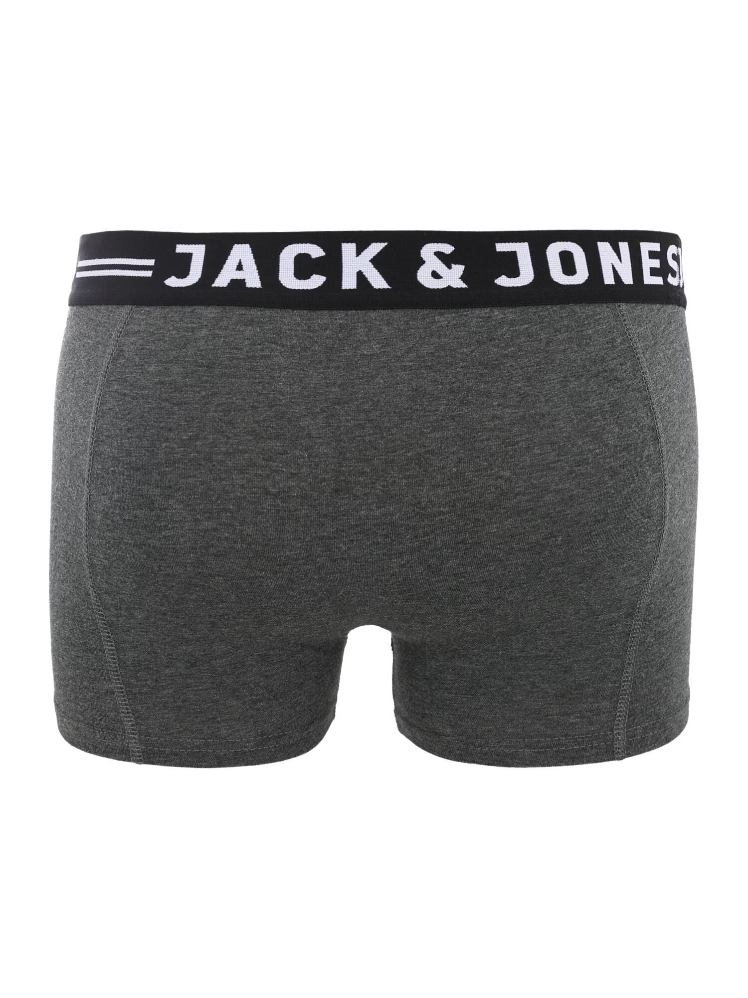 JACK & JONES Boxerky 'Sense' tmavosivá / čierna / biela - Pepit.sk