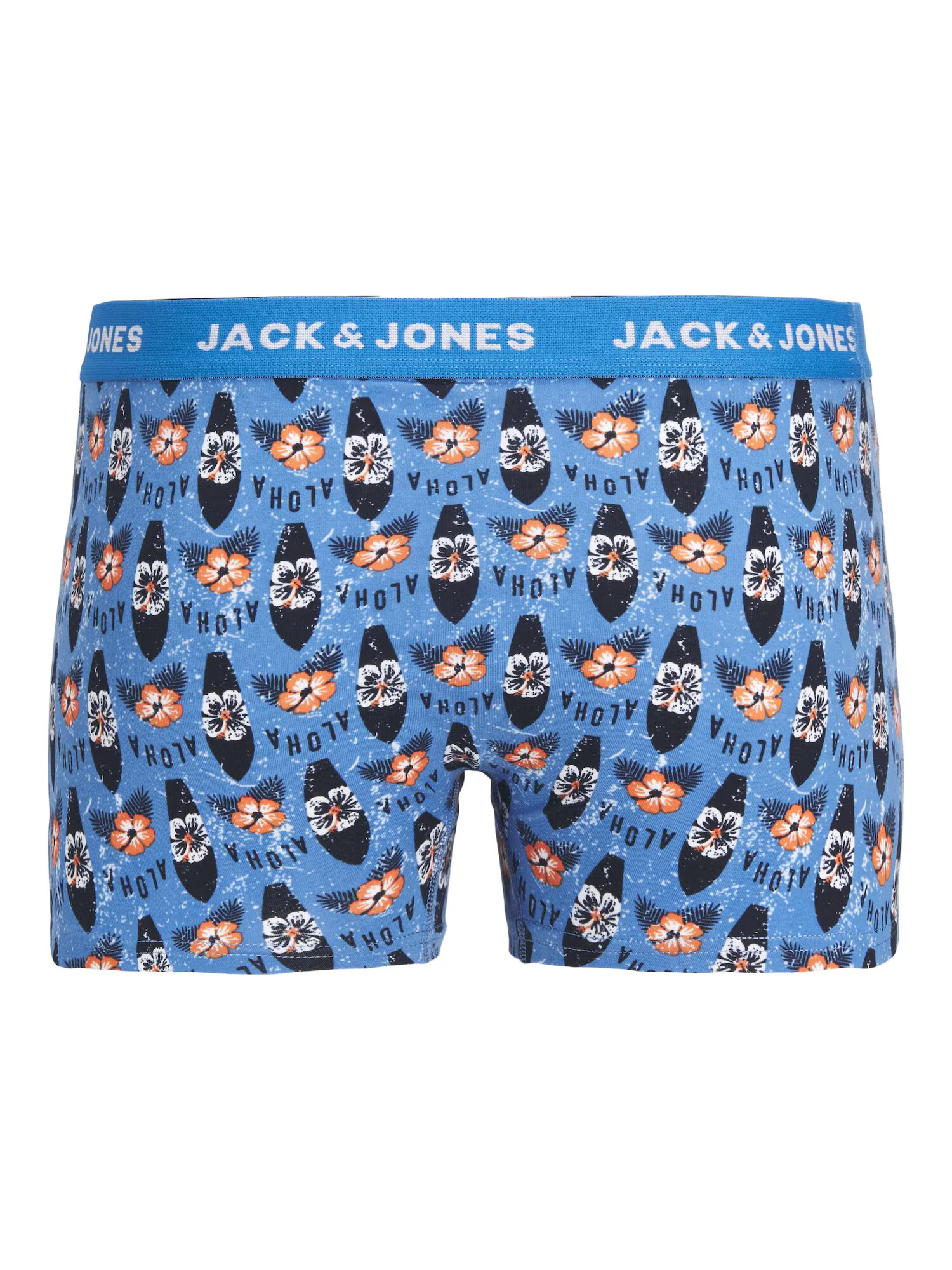 JACK & JONES Boxerky 'Kapaa' modrá / námornícka modrá / dymovo modrá / oranžová - Pepit.sk