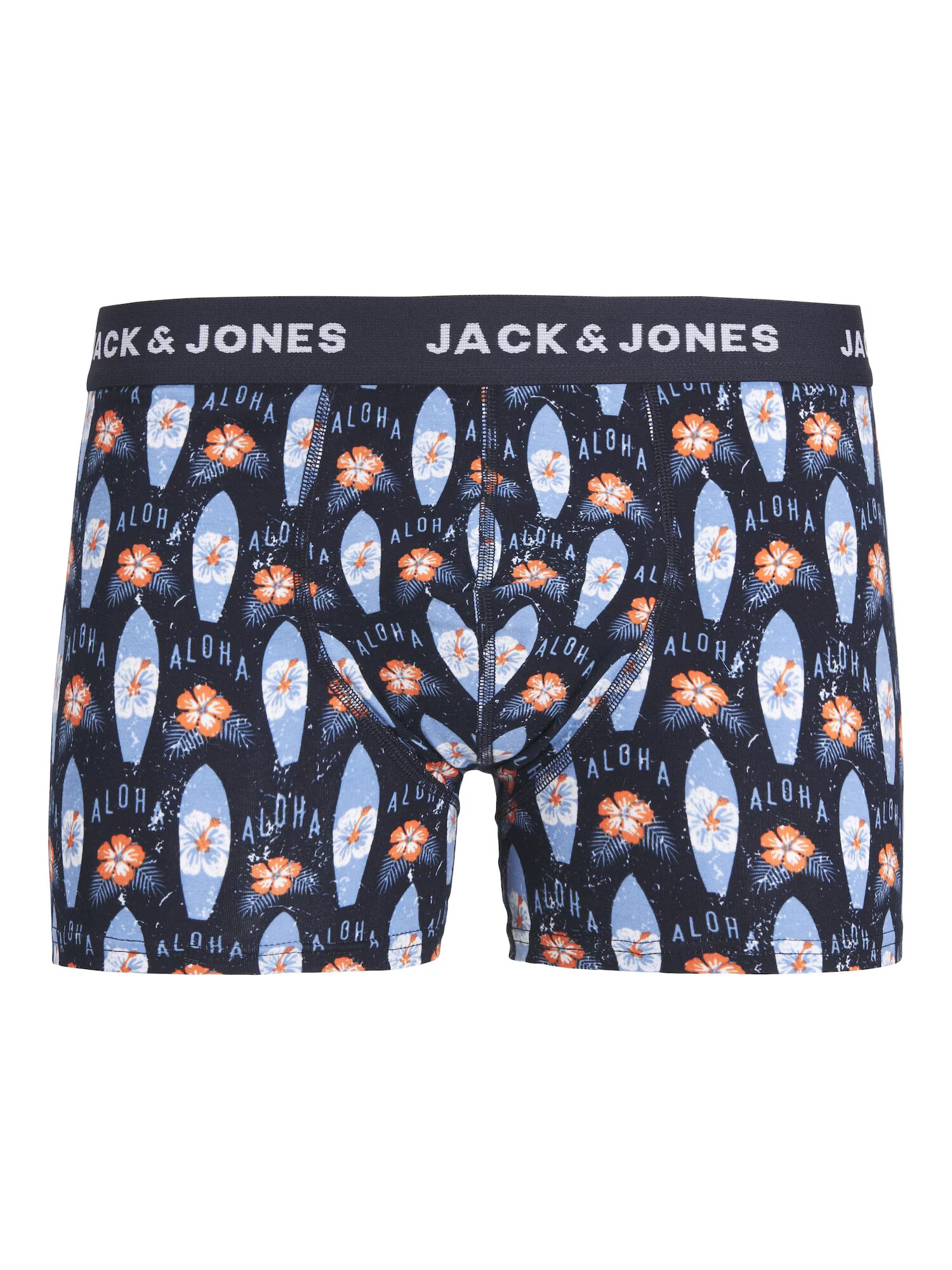 JACK & JONES Boxerky 'Kapaa' modrá / námornícka modrá / dymovo modrá / oranžová - Pepit.sk