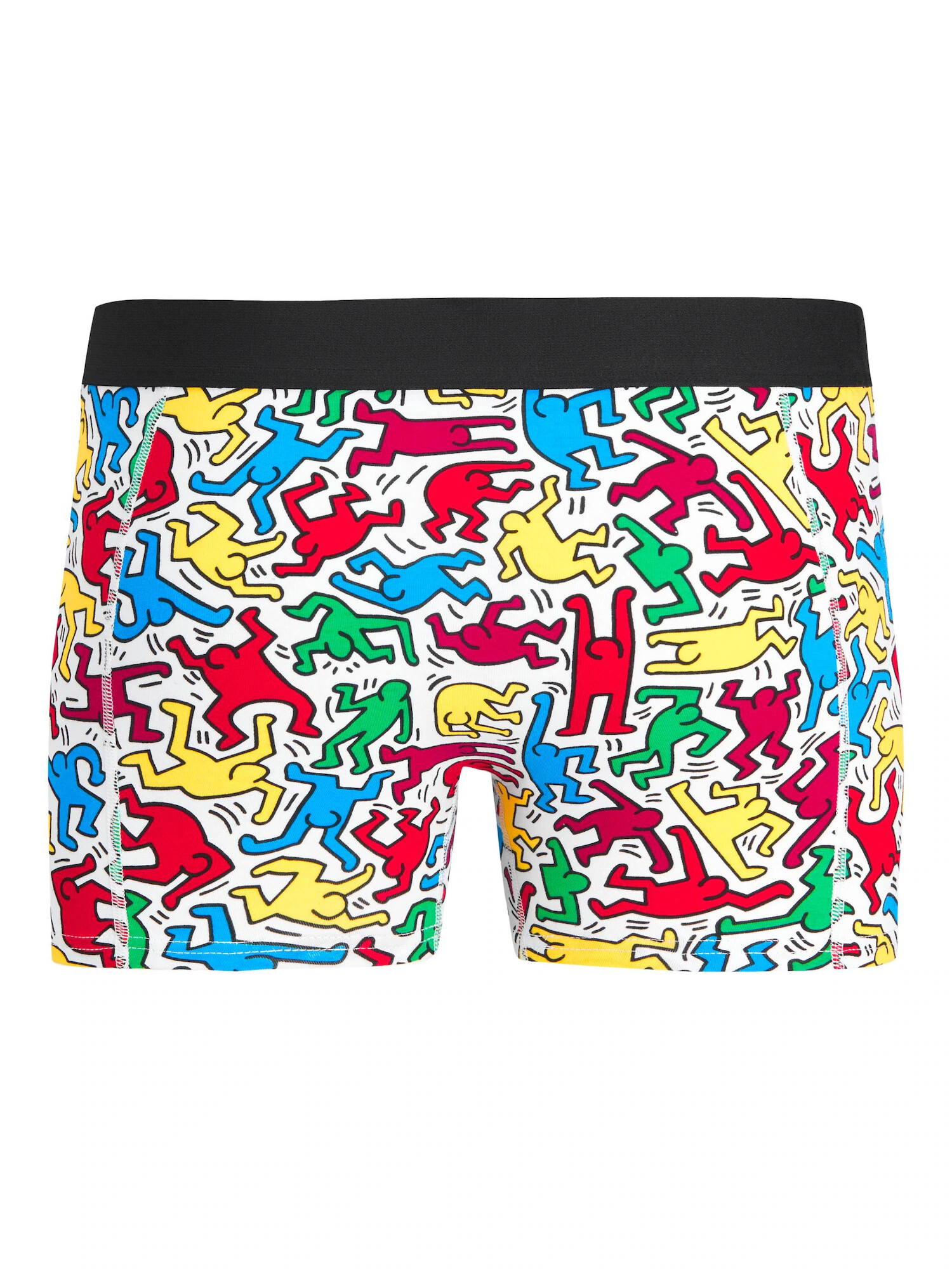 JACK & JONES Boxerky 'KEITH HARING' malinová / svetloružová / čierna / biela - Pepit.sk